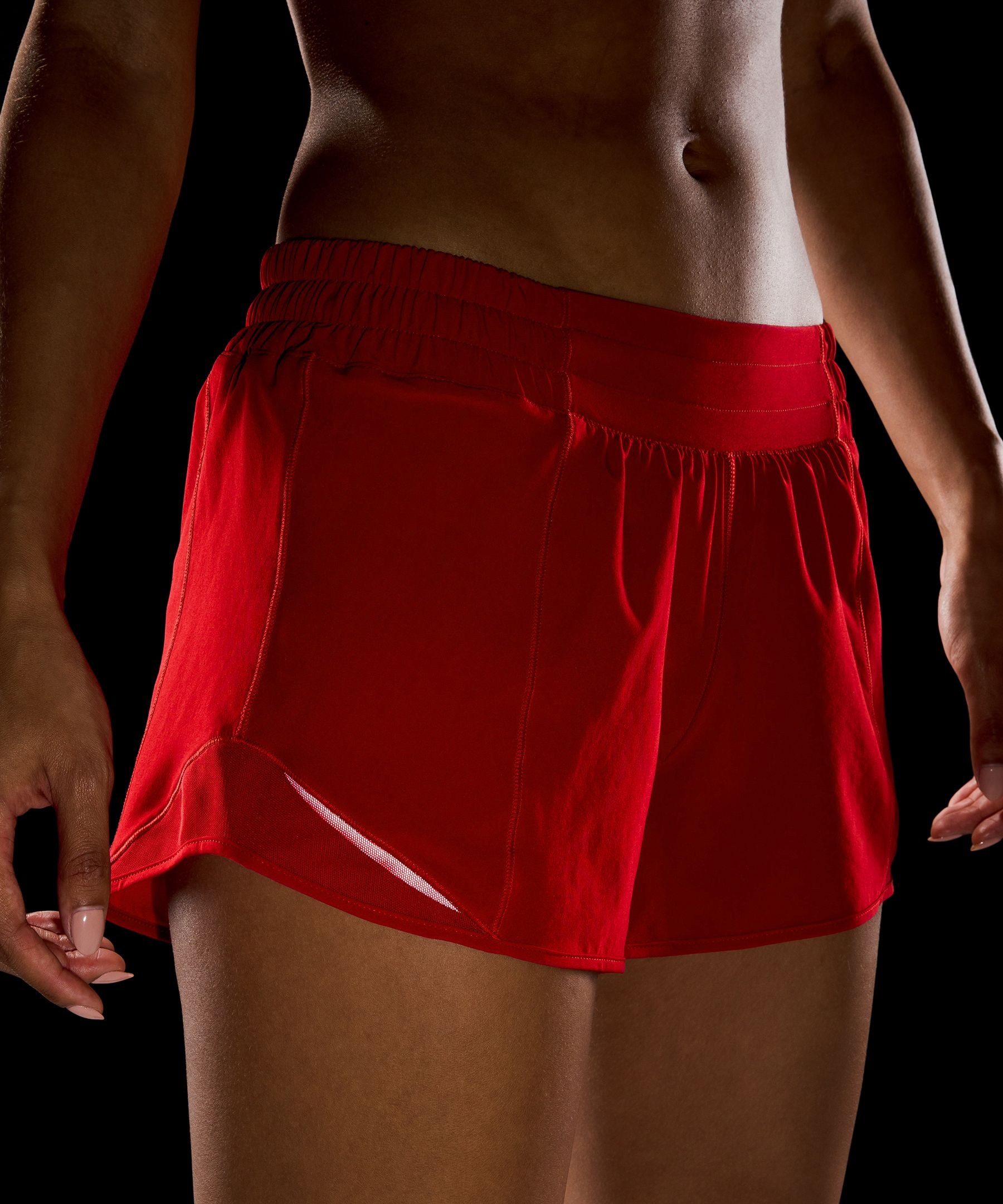 Lululemon Dark Red Hotty Hot Shorts Long Size 4 - $70 (30% Off Retail) -  From Abbie