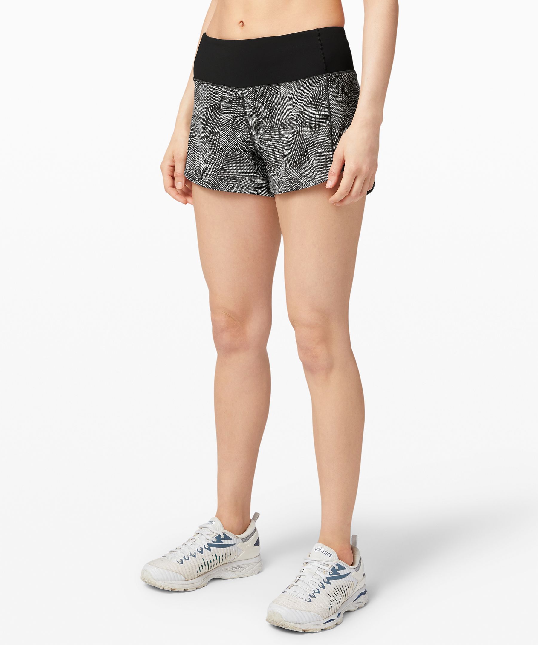 Lululemon Speed Up Short Long *4" Updated Fit In Multi
