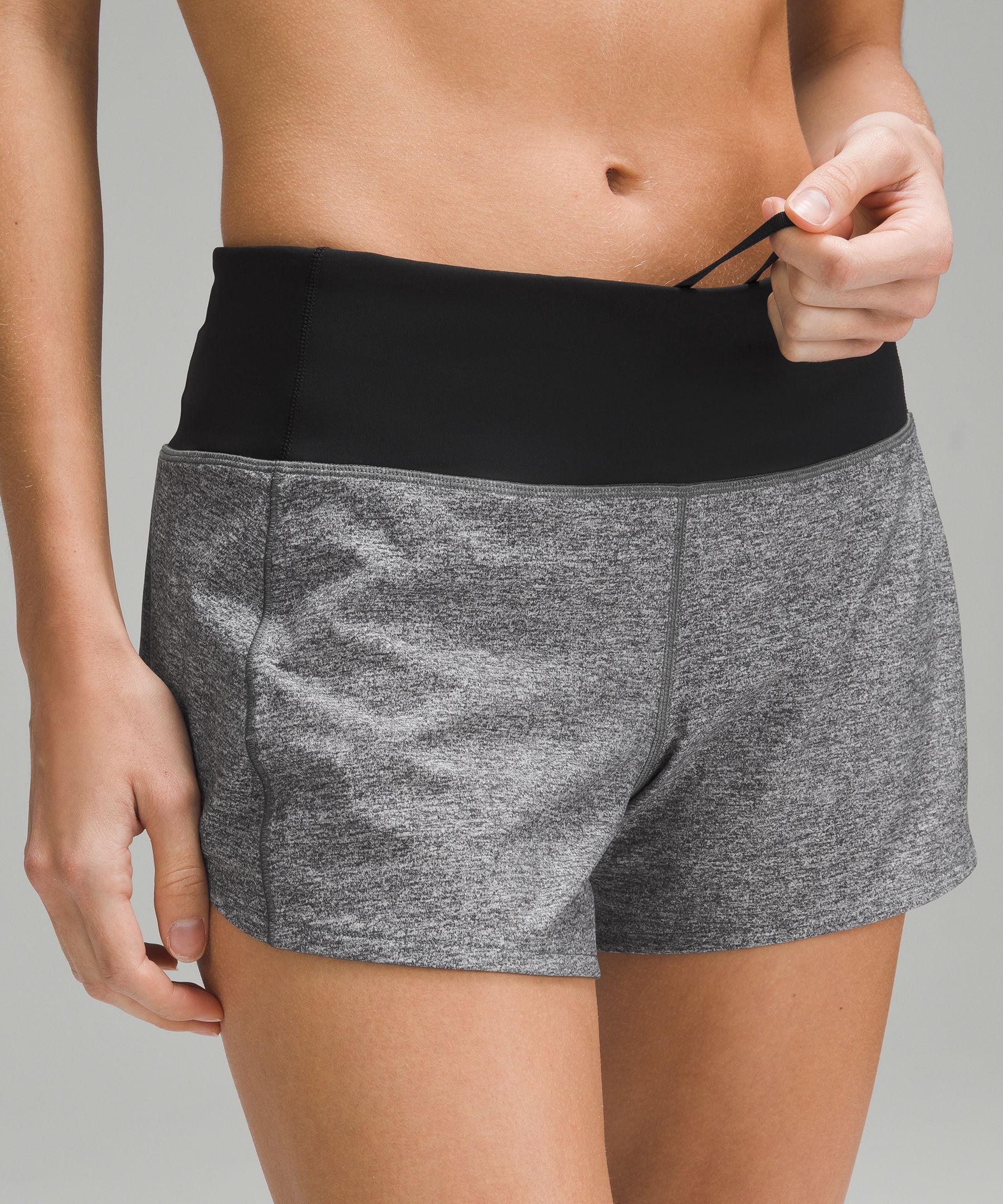 Lululemon Speed Short (4-way Stretch 2.5) - Aerial Drift Multi Black /  Black - lulu fanatics