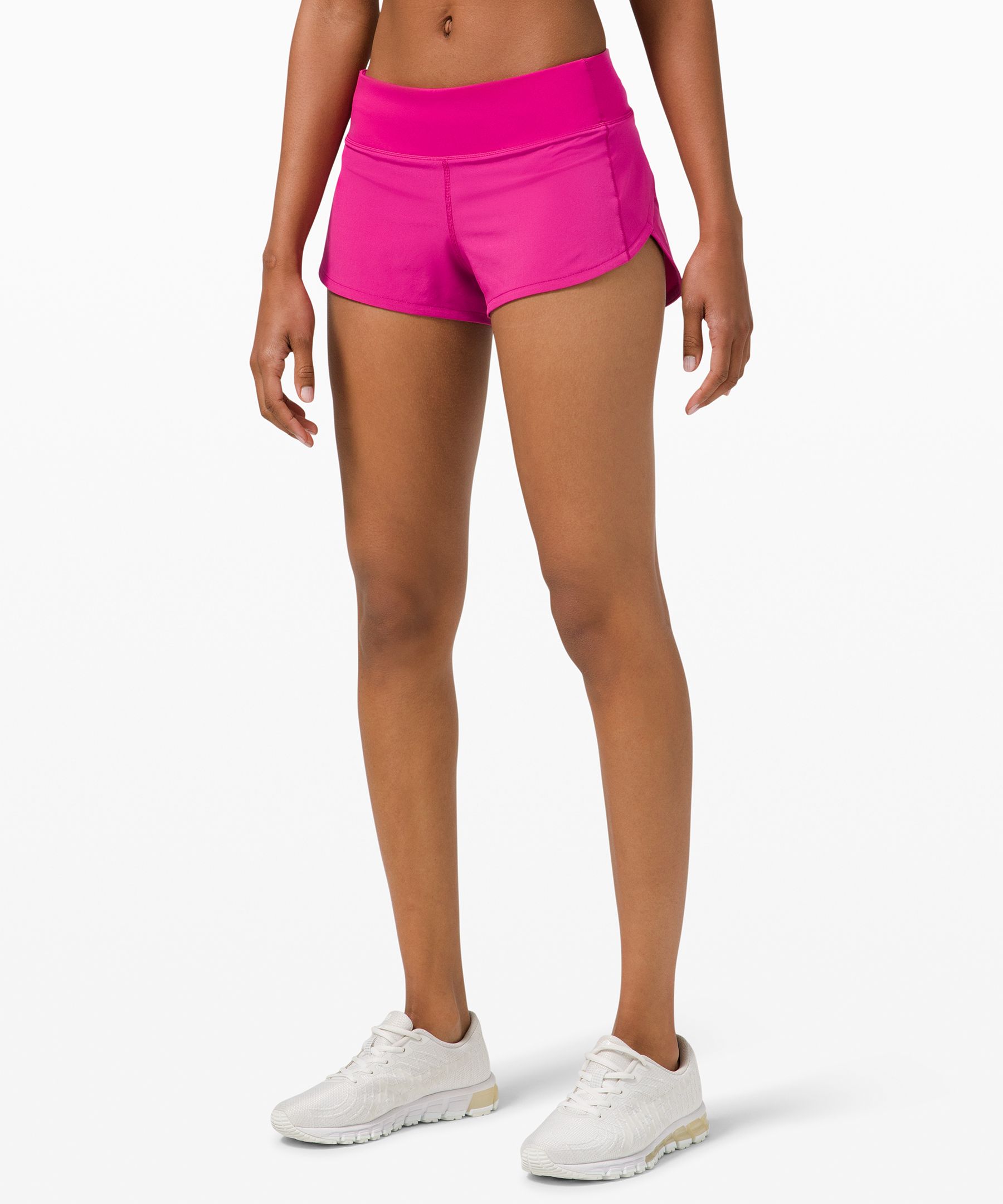 Lululemon Speed Up Low-rise Lined Shorts 2.5" In Ripened Raspberry