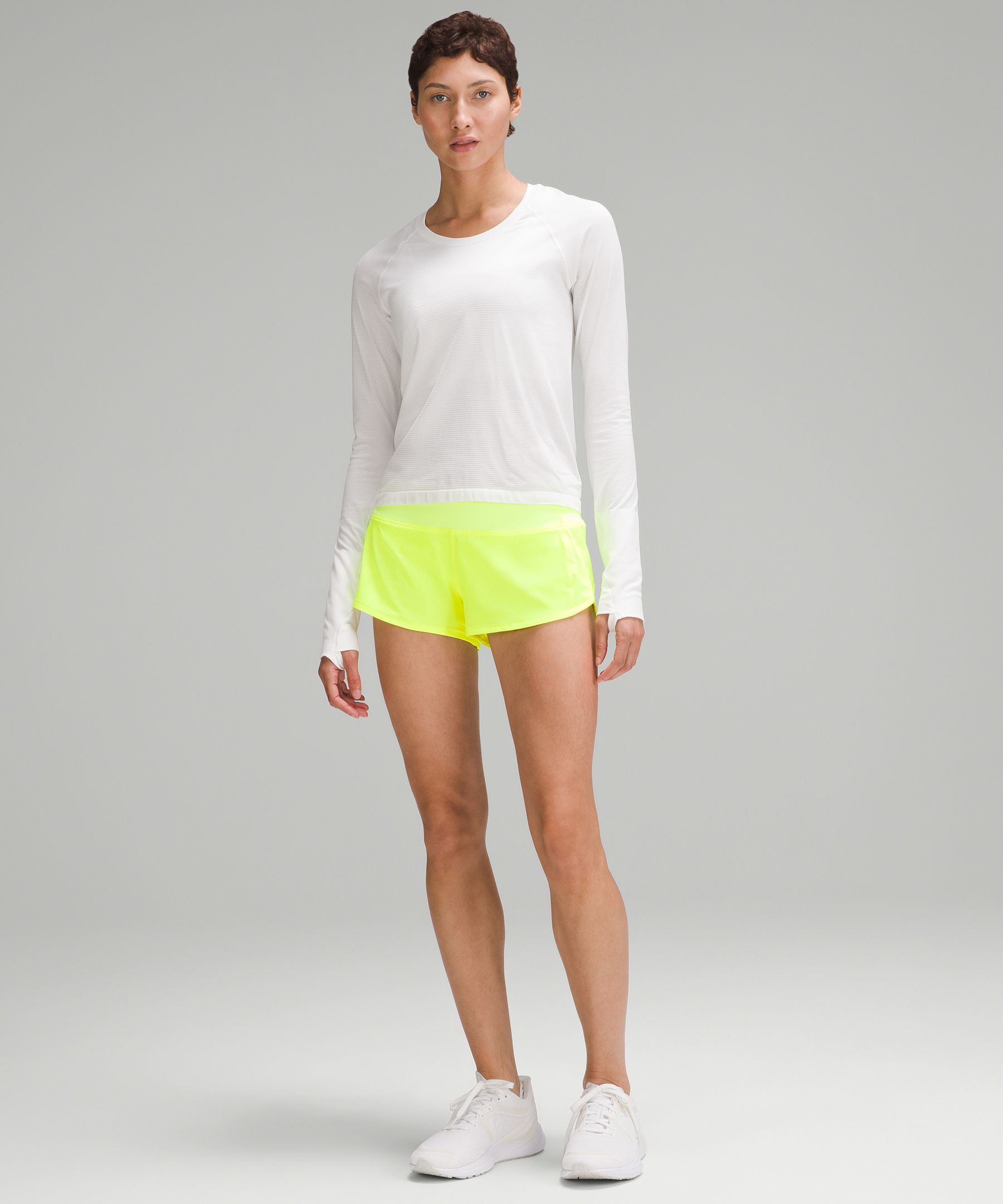 Cloth mini short Lululemon Yellow size 2 US in Cloth - 40828700