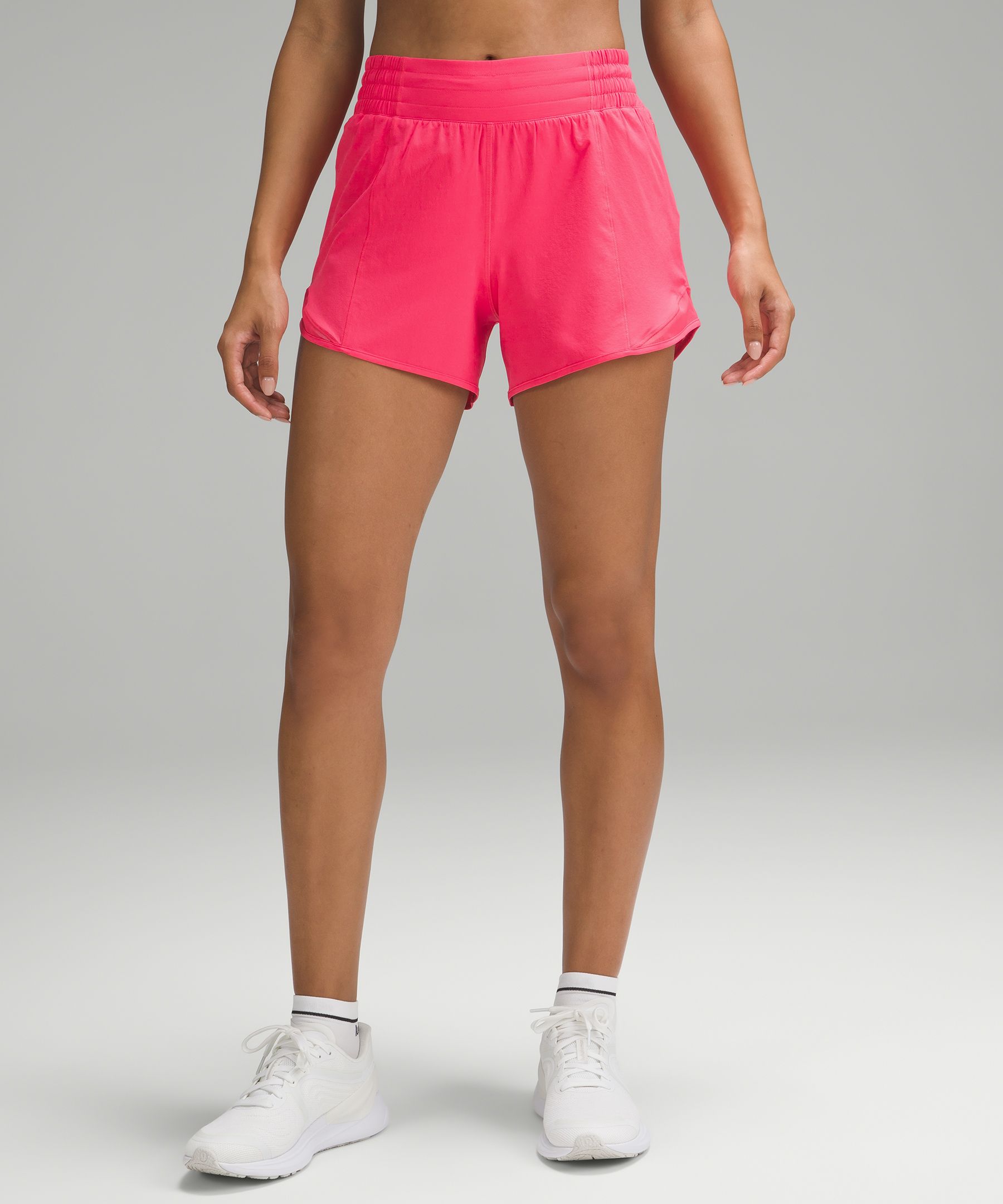 bright pink lululemon shorts