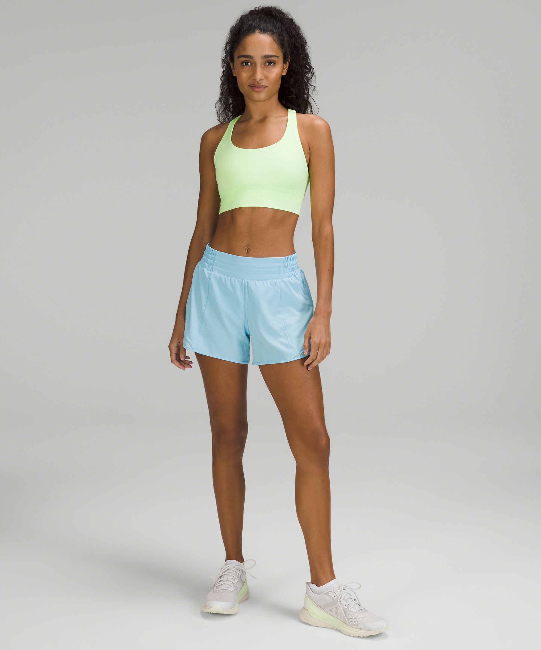 Lululemon Hotty Hot High-Rise Lined Short 4 - Pistachio - lulu fanatics