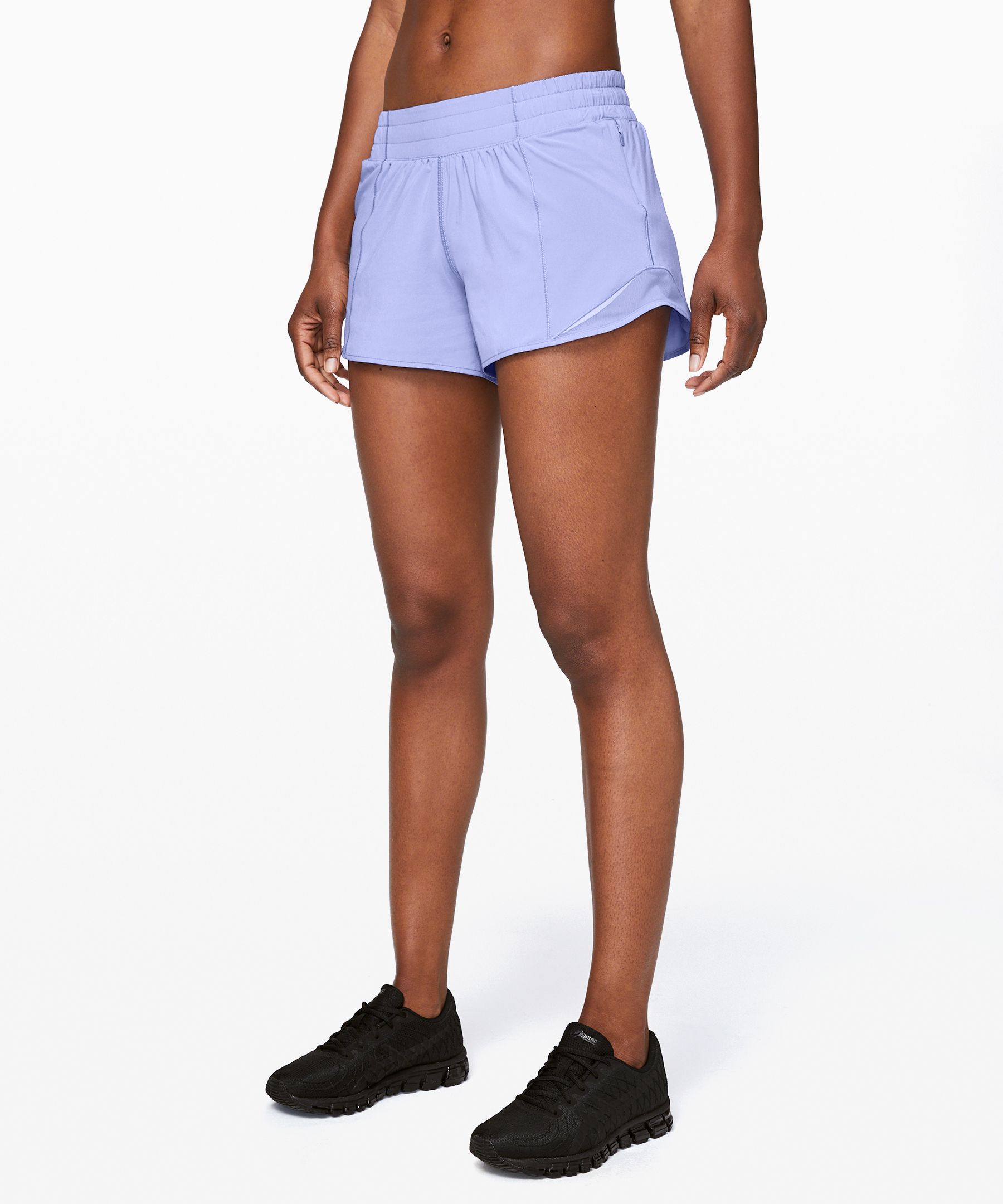 Lululemon Hotty Hot Short Ii (long) *4" In Hydrangea Blue