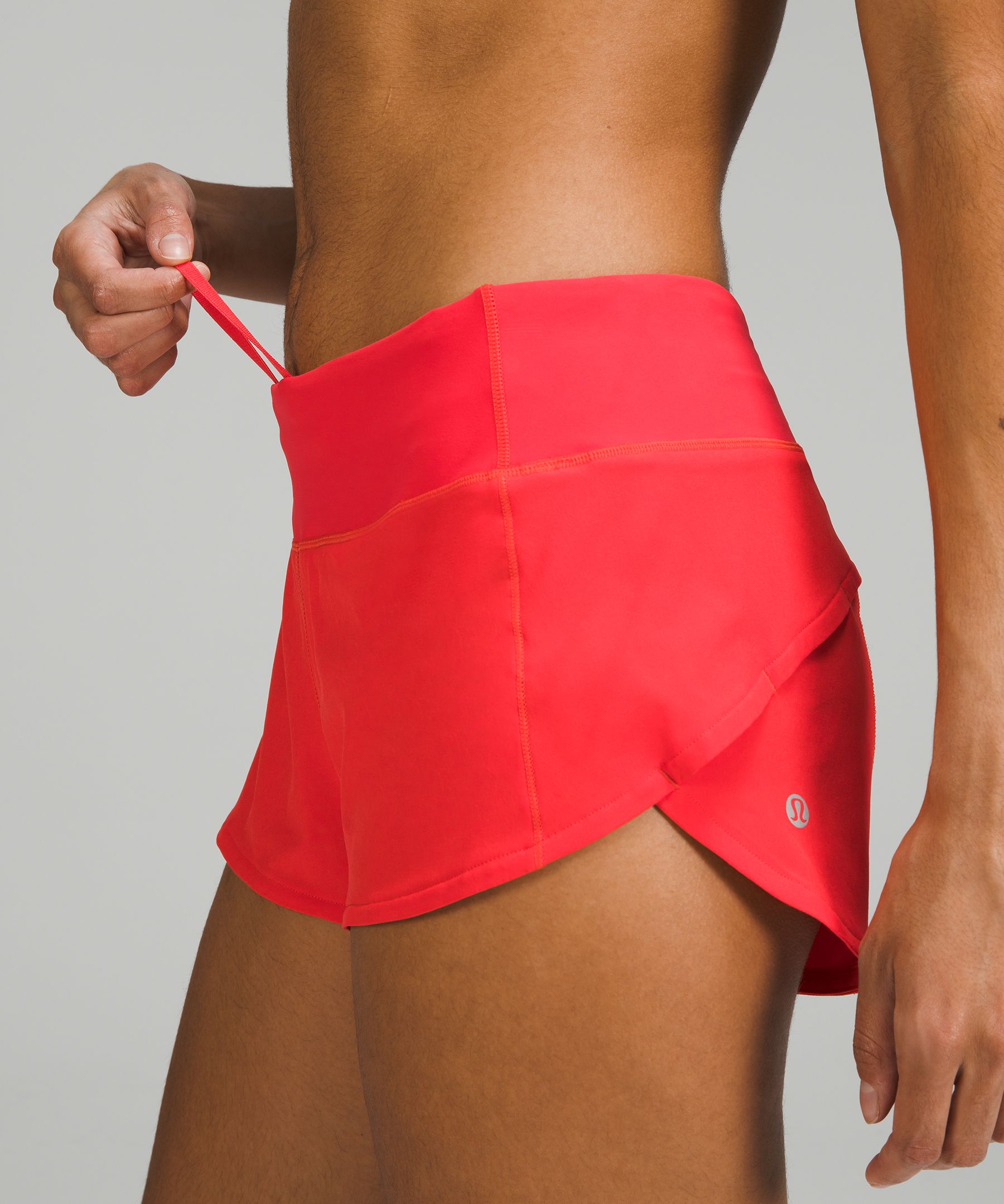 Lululemon Speed Up High-rise Lined Shorts 2.5" In Carnation Red