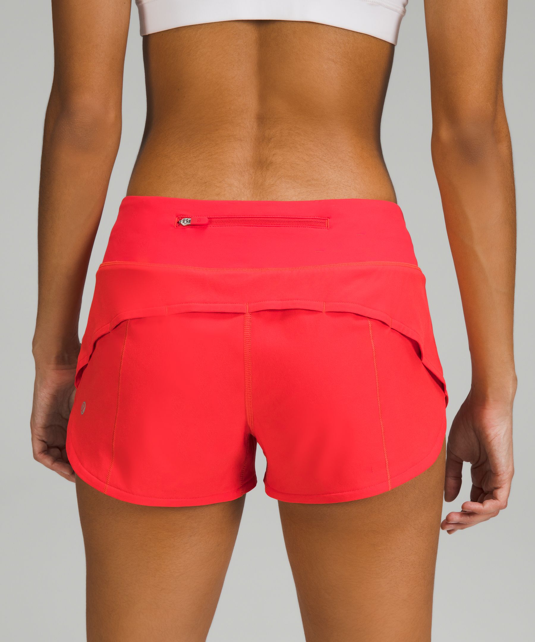 Lululemon Speed Up High-rise Lined Shorts 2.5" In Carnation Red