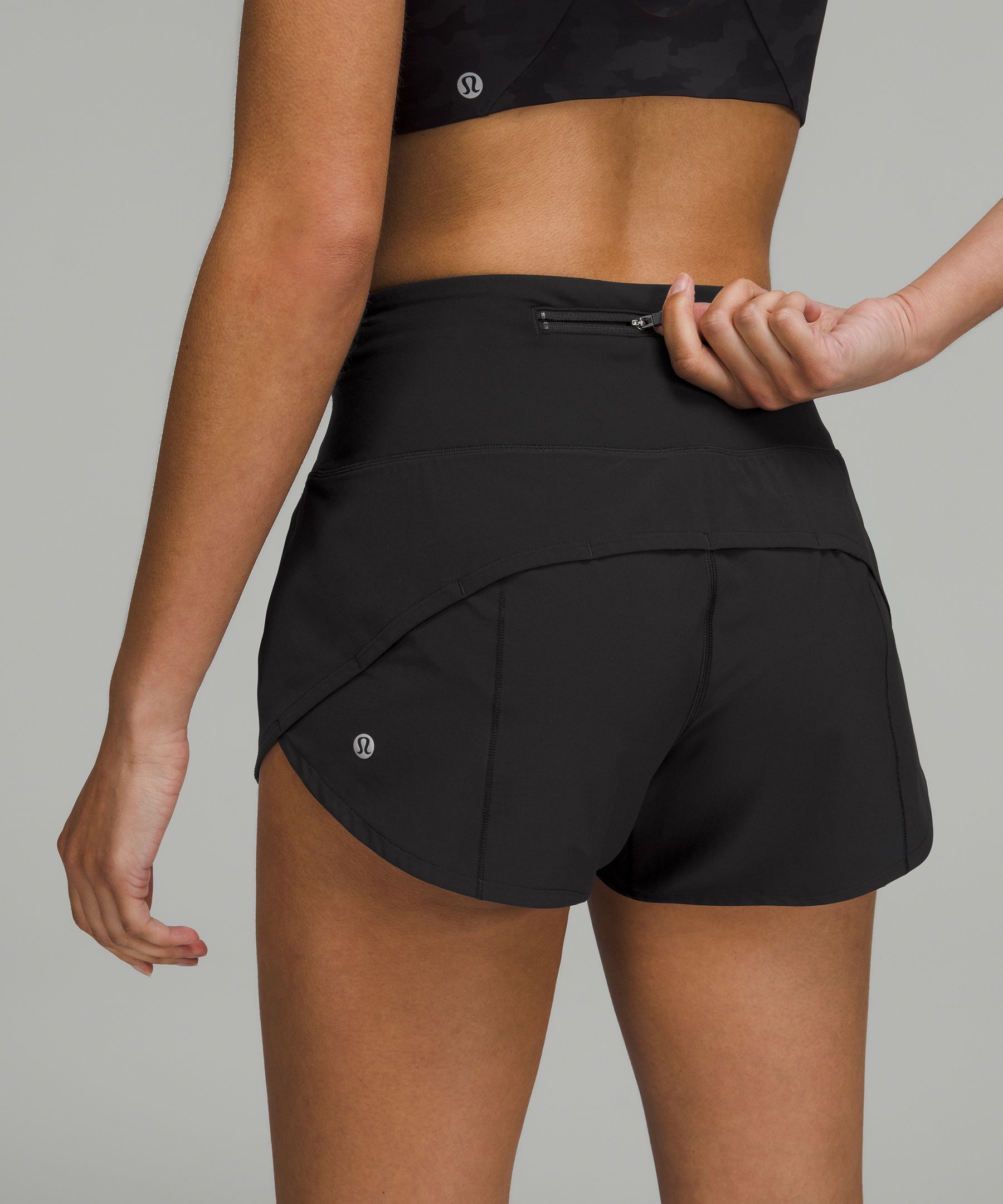 lululemon speed up shorts high rise review