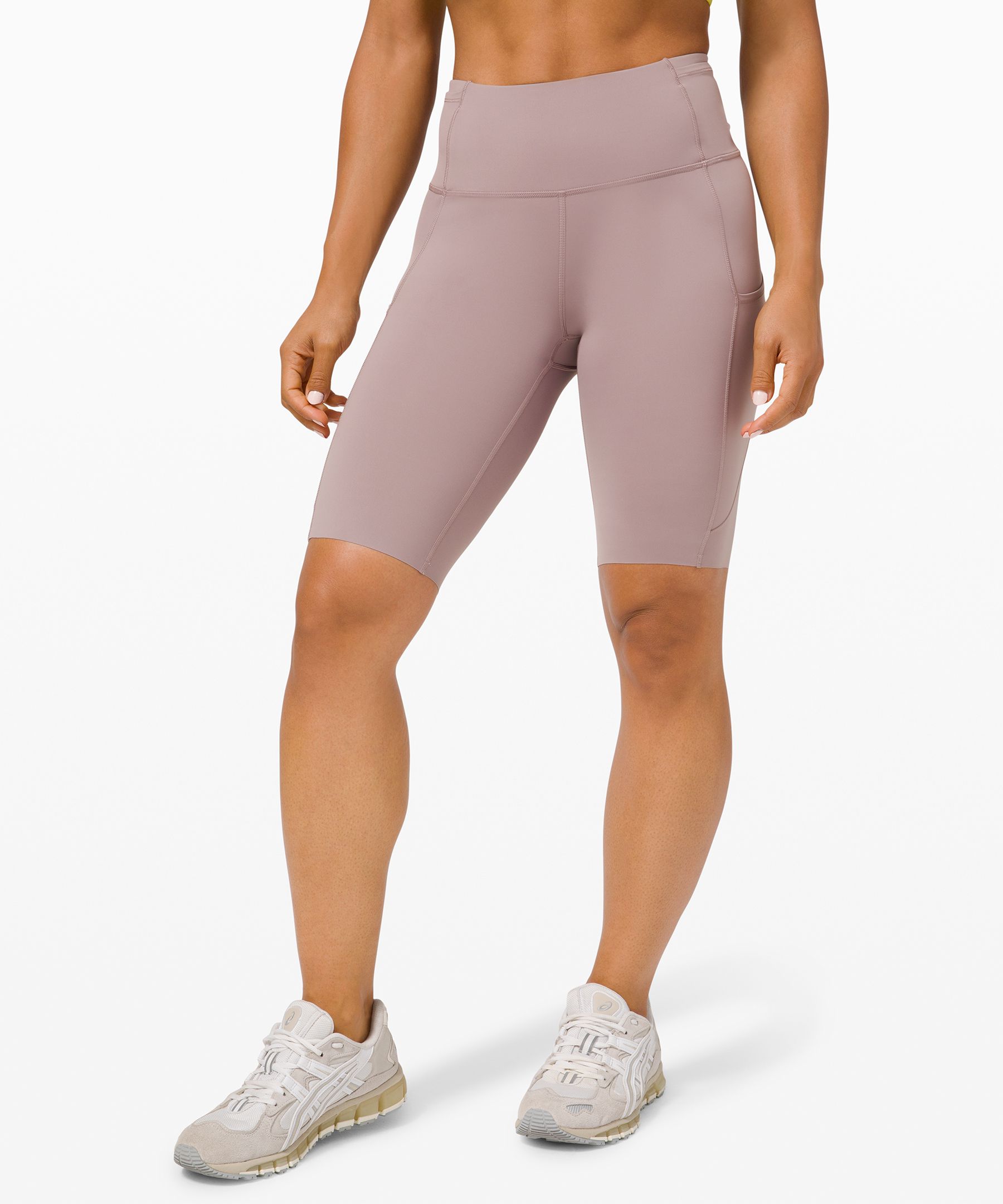 Lululemon Fast And Free Short 10" *non-reflective In Brown