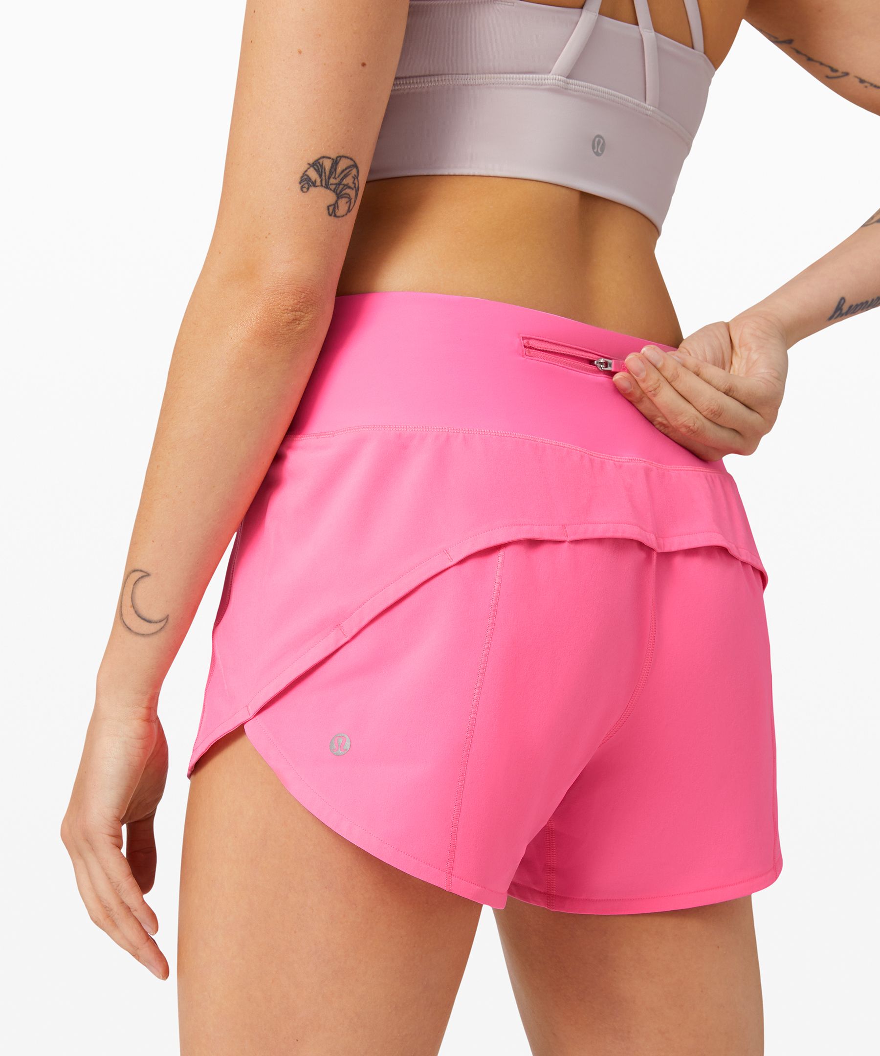 lululemon speed shorts 4 inch