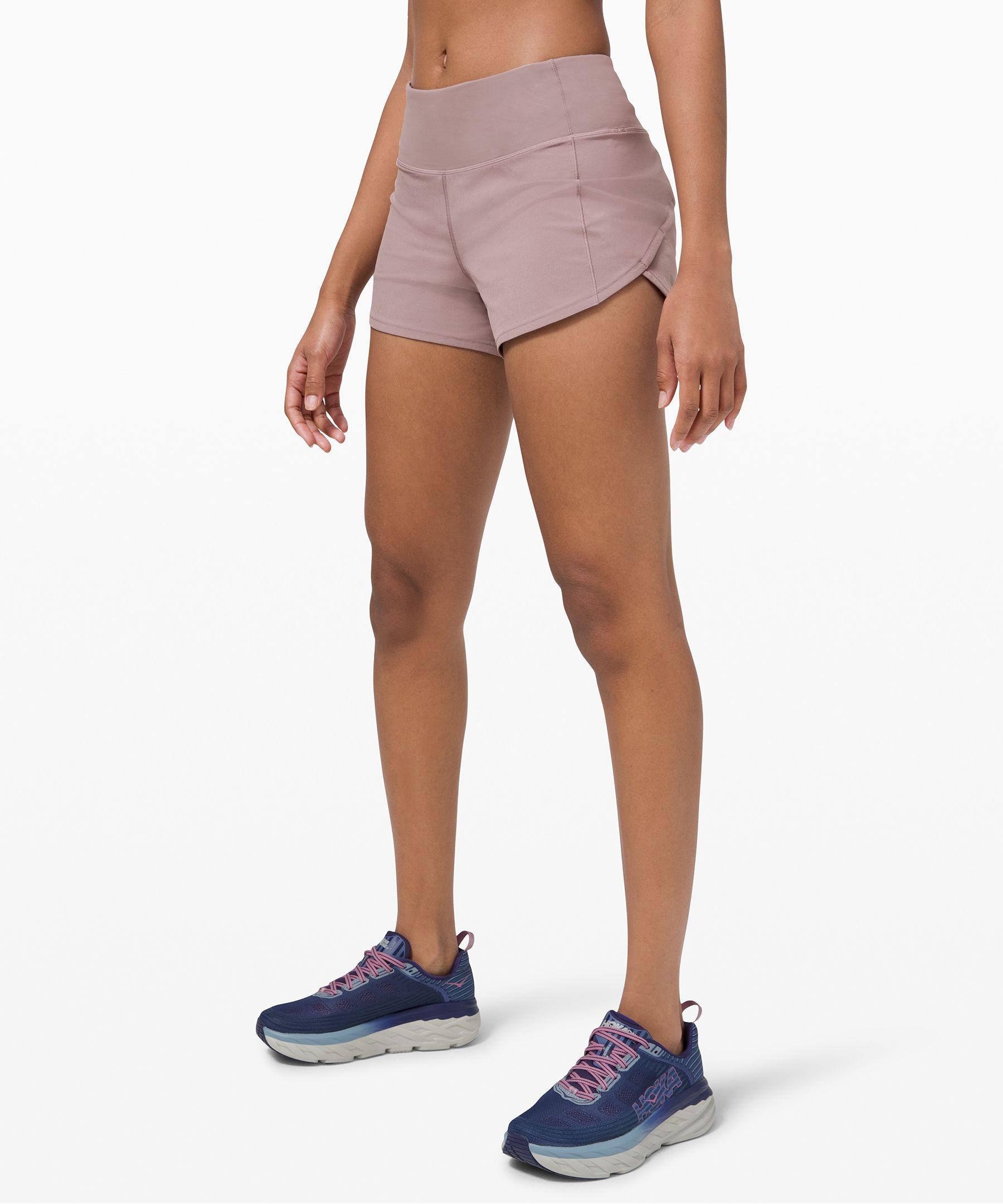 light purple lululemon shorts