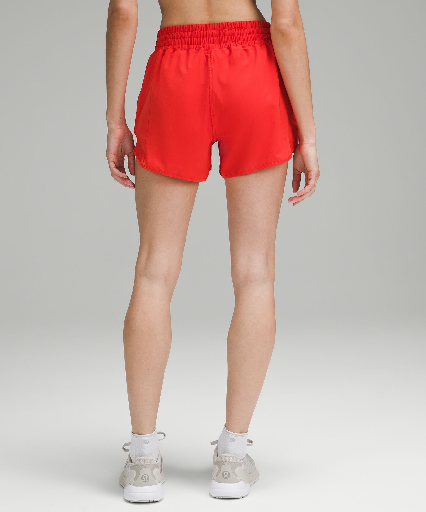 Shop Lululemon Hotty Hot High-rise Lined Shorts 4"