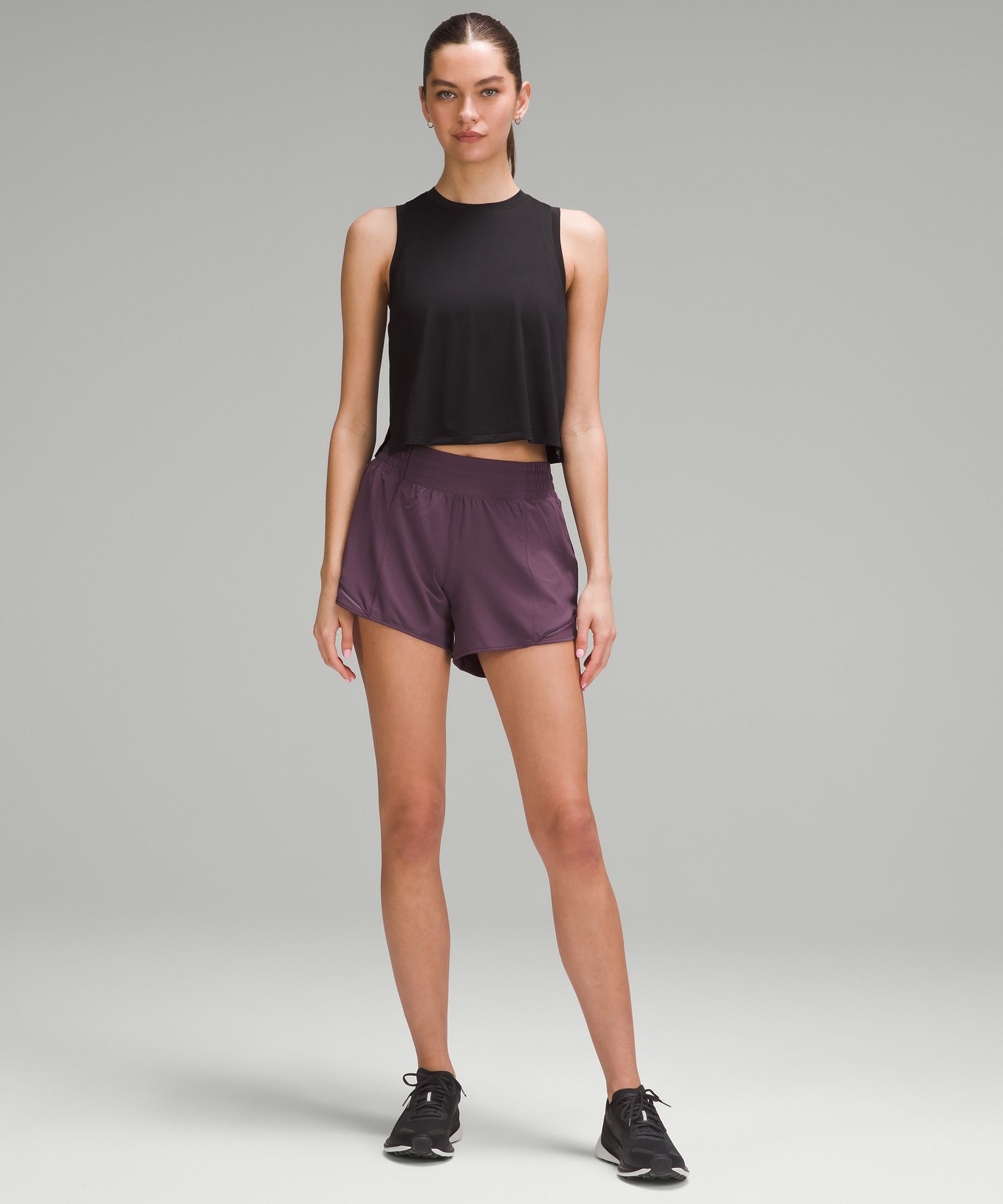 Shop Lululemon Hotty Hot High-rise Lined Shorts 4"