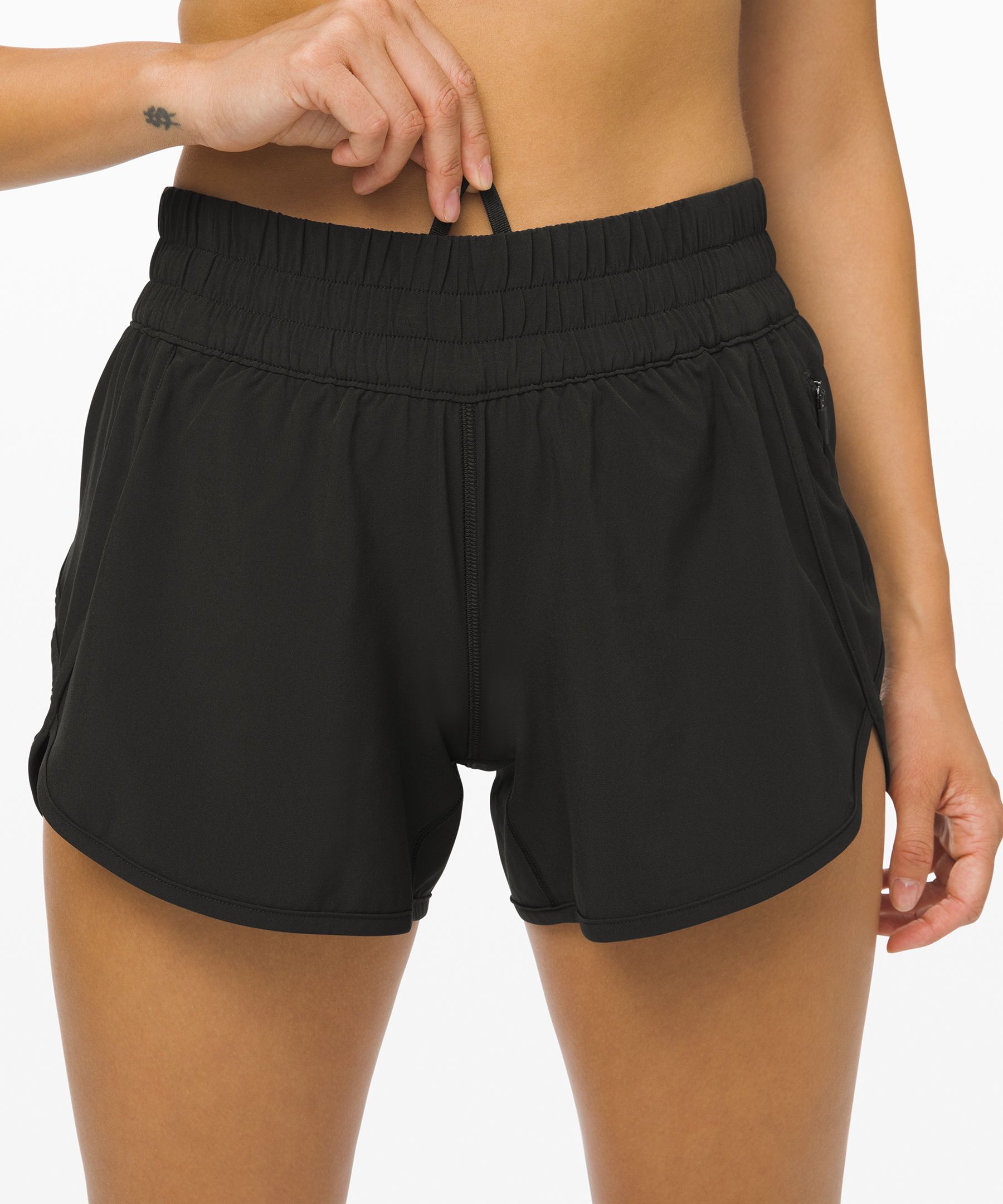 lululemon black athletic shorts