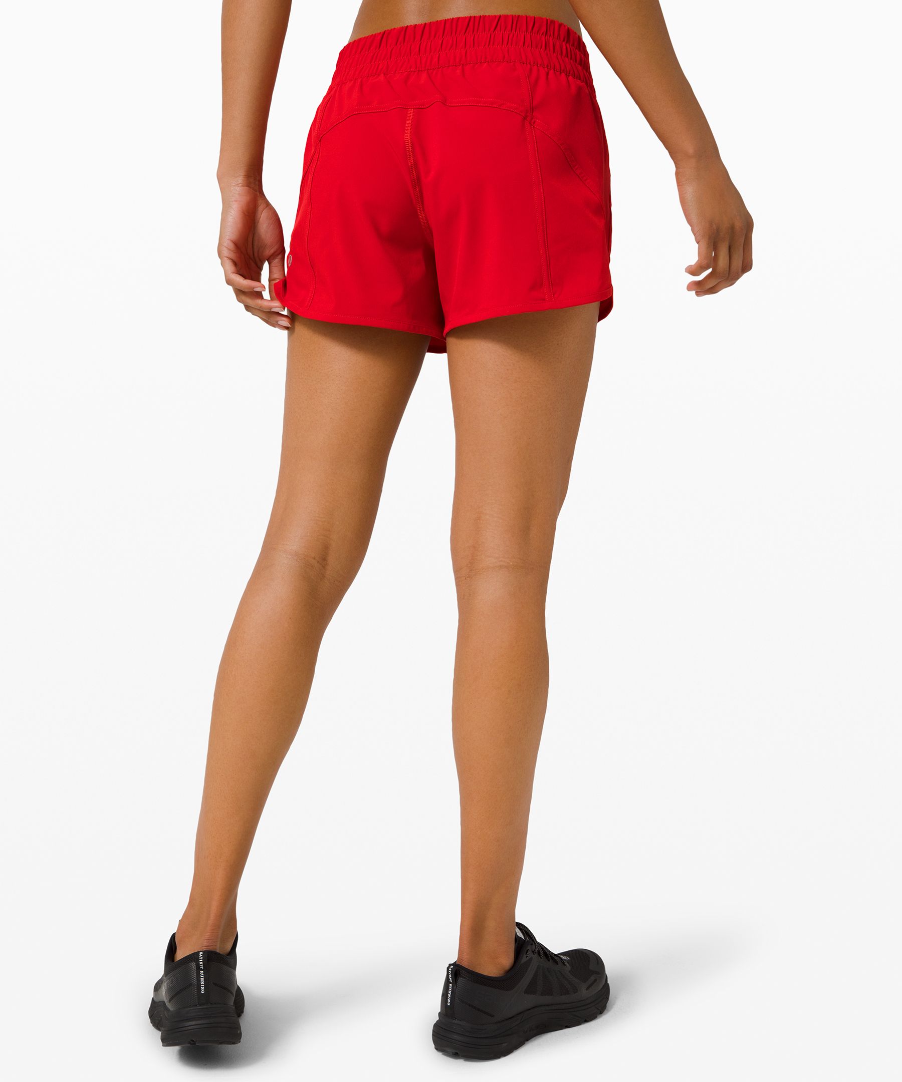 red lululemon shorts women's