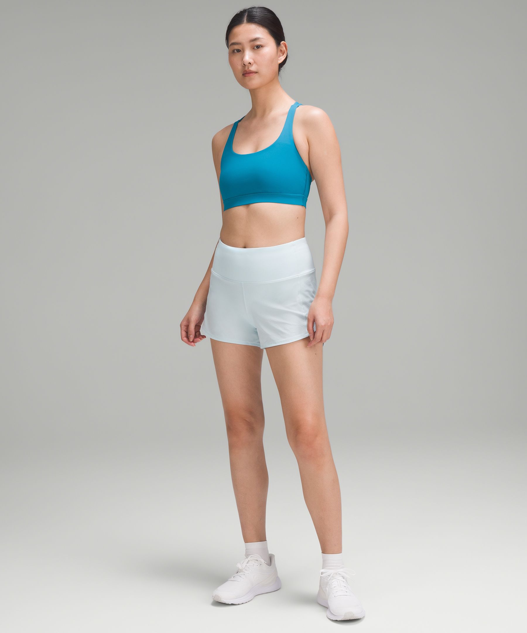 Lululemon speed up shorts, color lipgloss Pink Size 4 - $35 (48% Off  Retail) - From Haylie