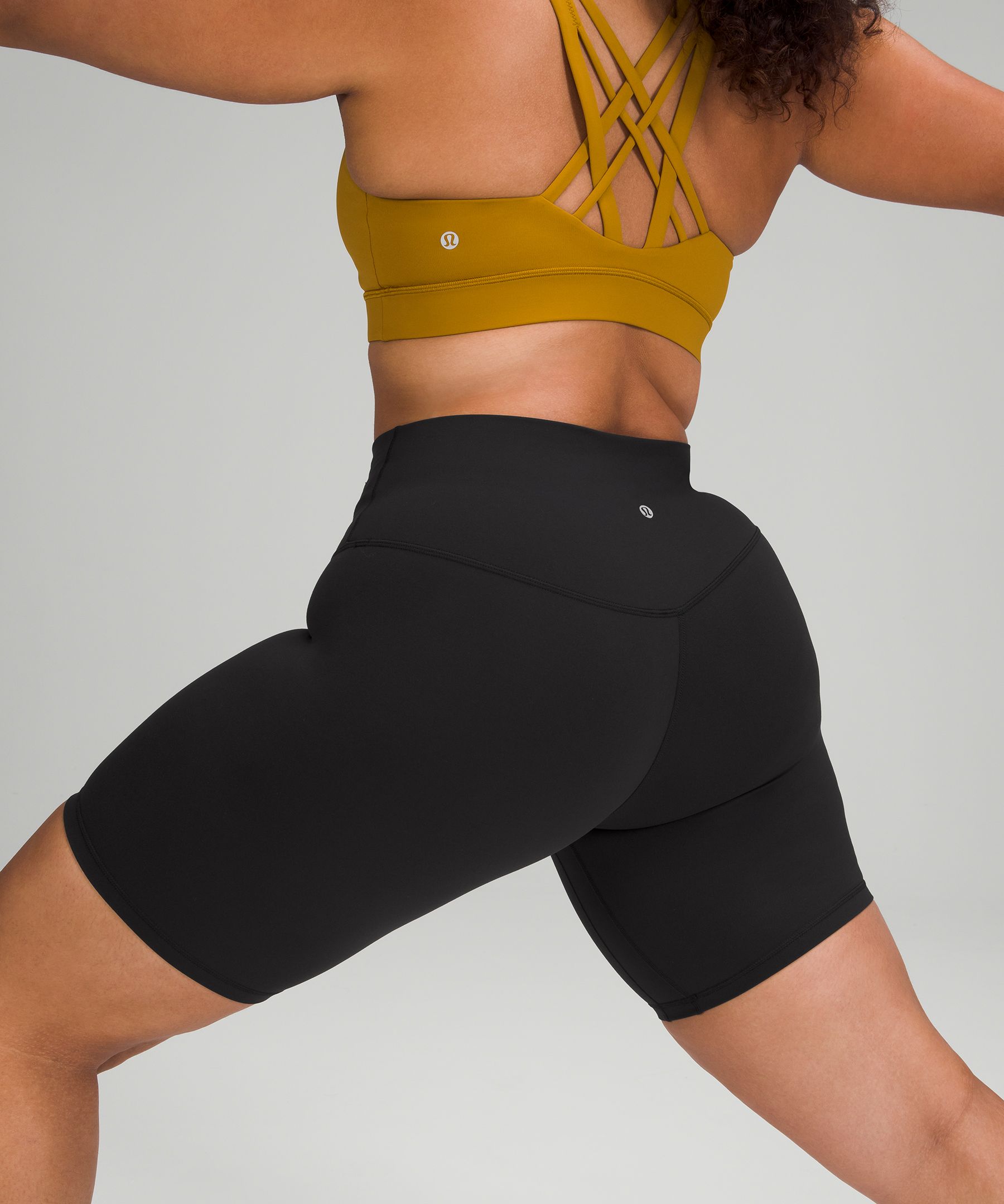 Black Align high-rise 8 shorts, lululemon