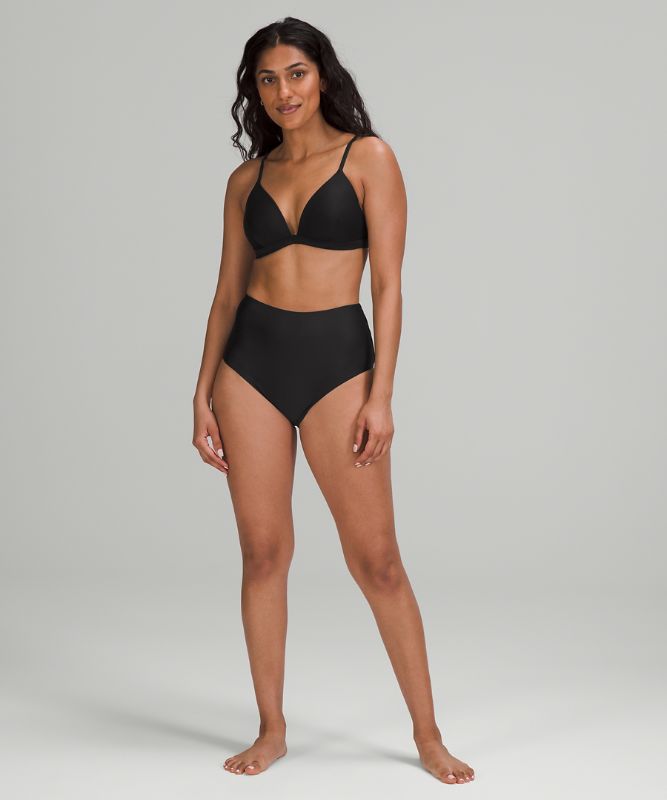 Culotte bikini coupe minimaliste taille haute Waterside *Exclusivité en ligne