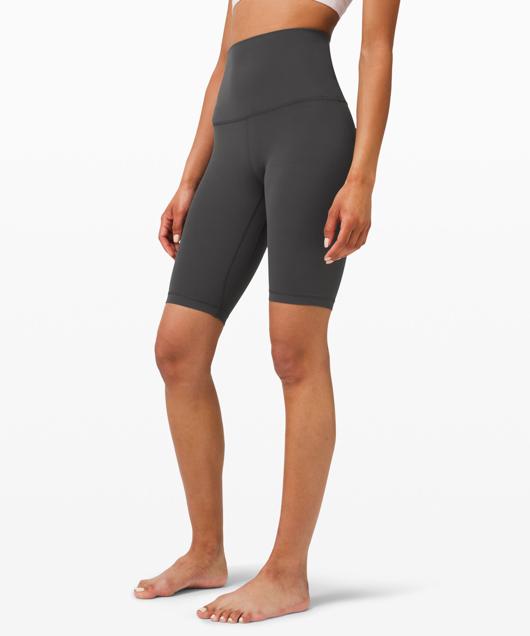Lululemon Align™ Super-high-rise Shorts 10" In Graphite Grey