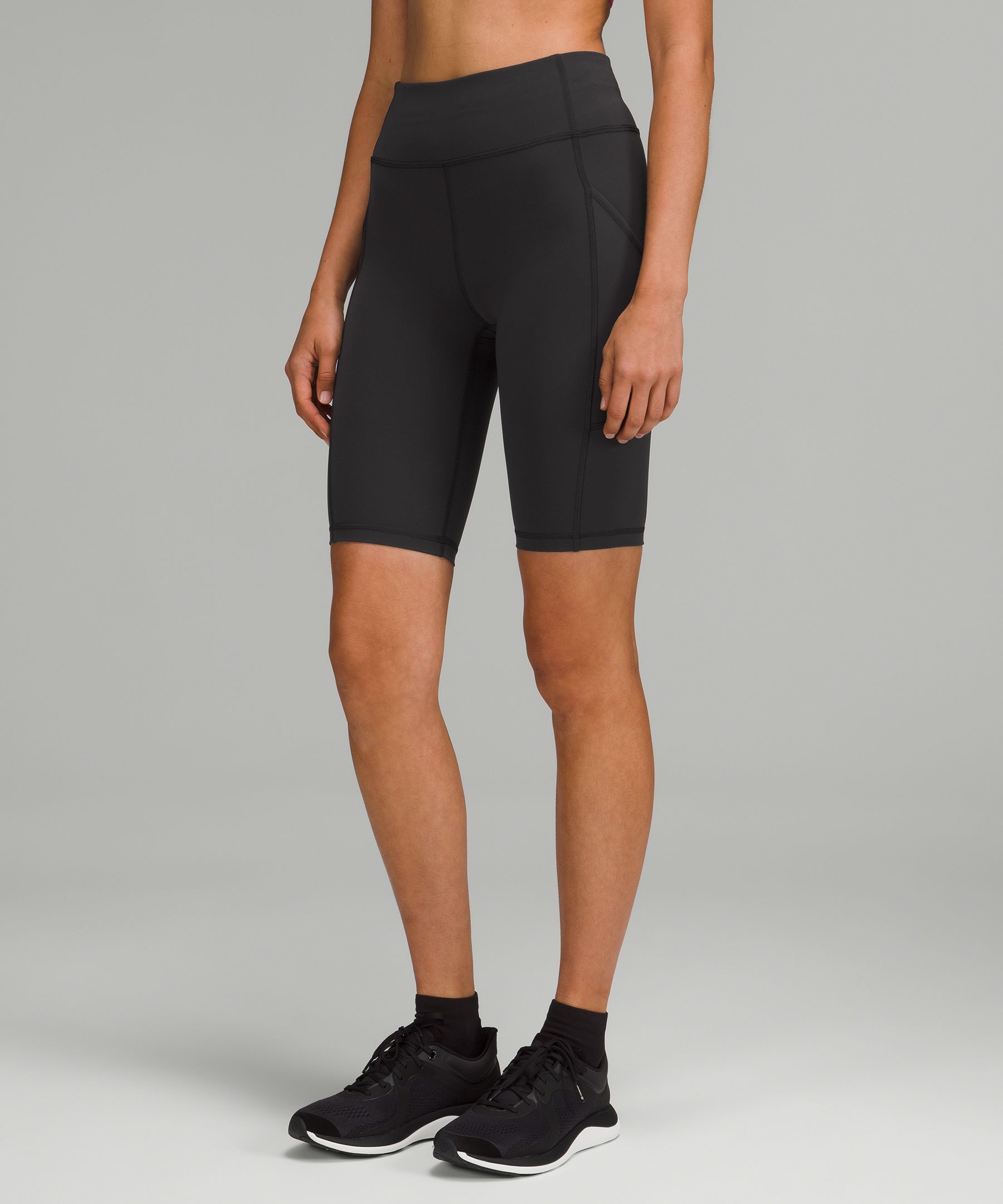 Lululemon Invigorate High-rise Shorts 10" In Black