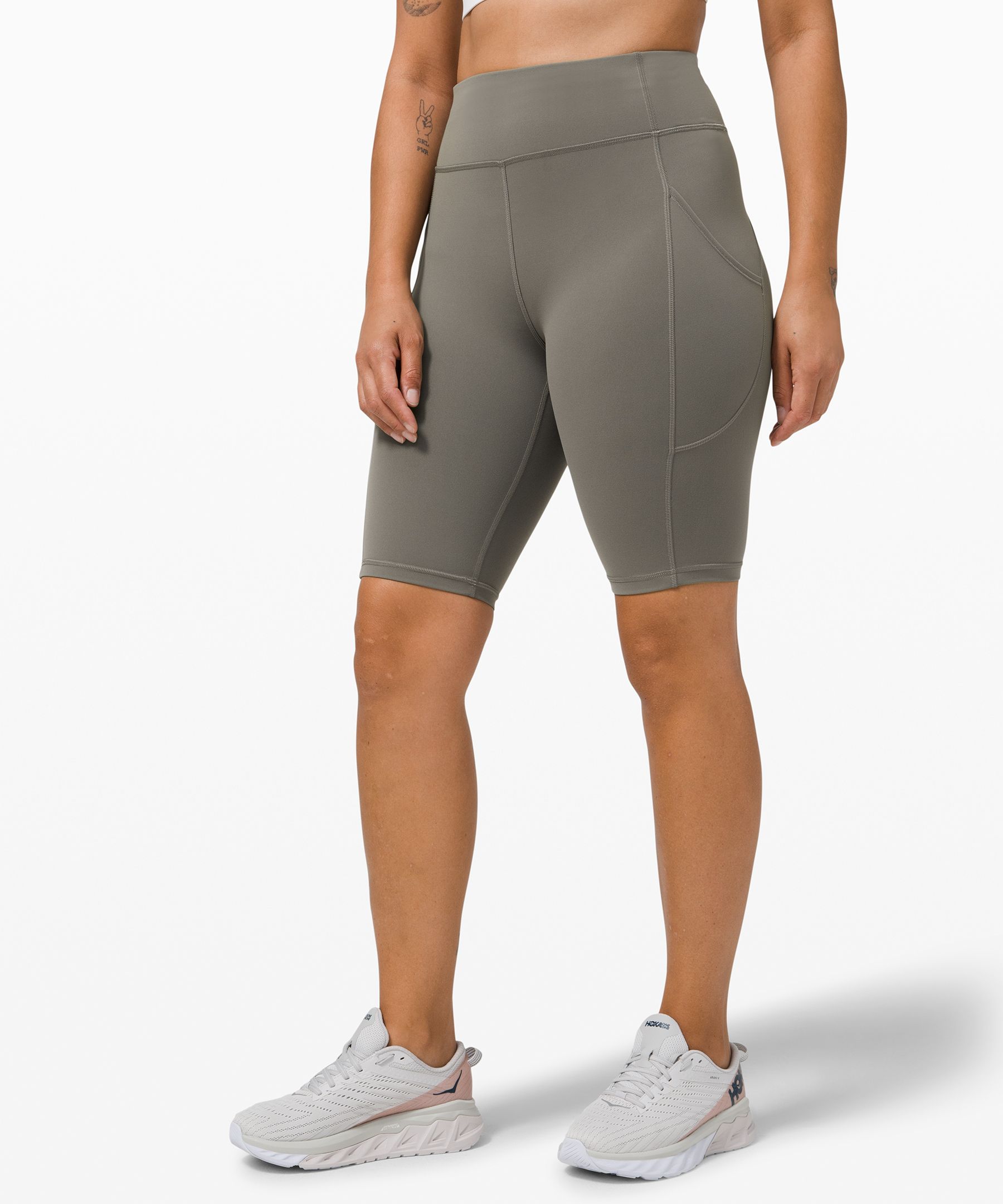 Lululemon Invigorate High-rise Short 10" In Grey