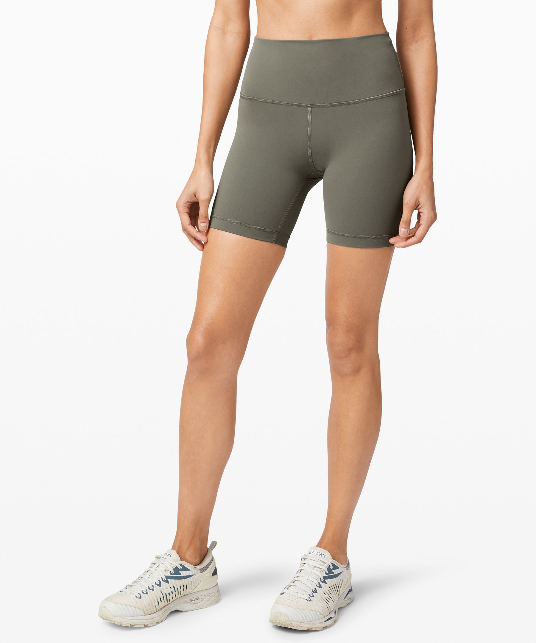 Lululemon Wunder Train High-rise Shorts 6 In Misty Glade