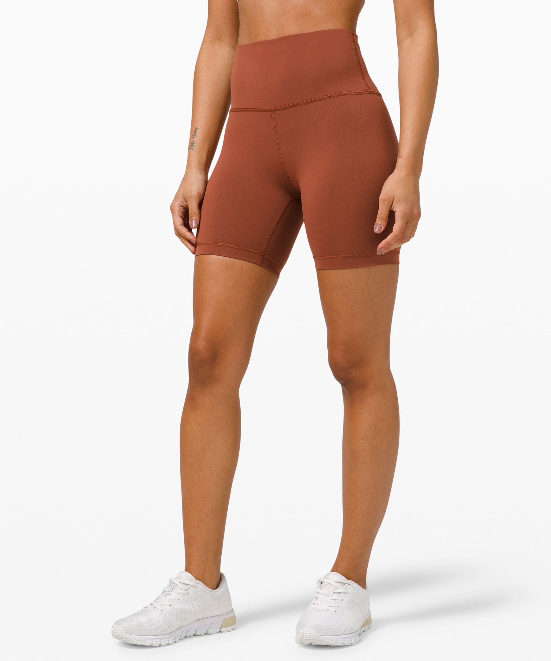 Lululemon Wunder Train High-rise Short 6" In Brown