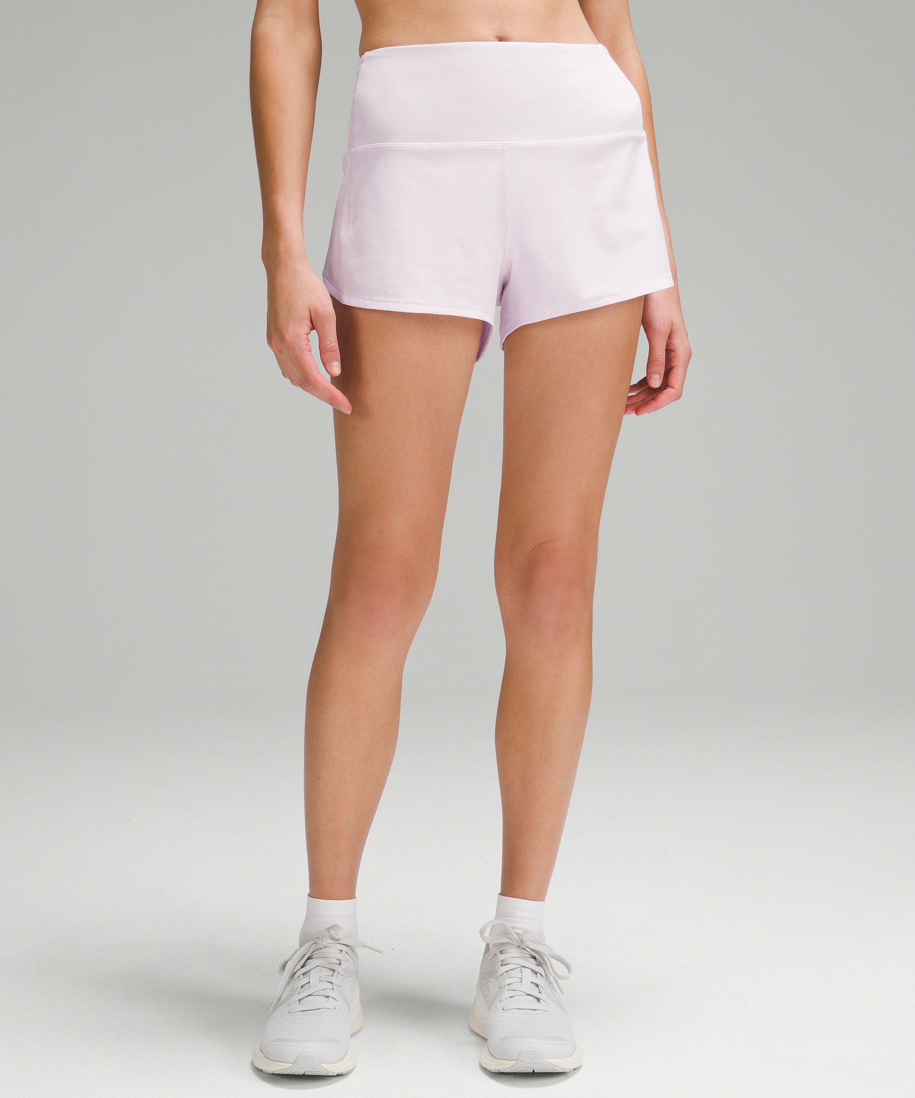 NEW LULULEMON Speed Up 4 HR Hi-Rise Short 8 10 TALL White