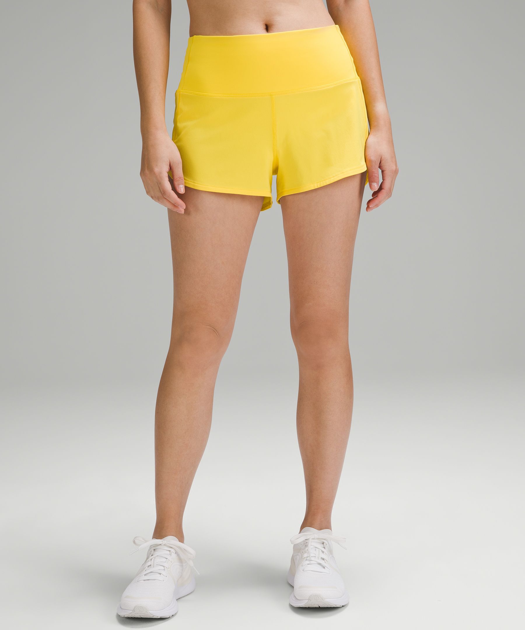 lululemon athletica, Shorts, Highlight Yellow Lululemon Speed Up Shorts  Size