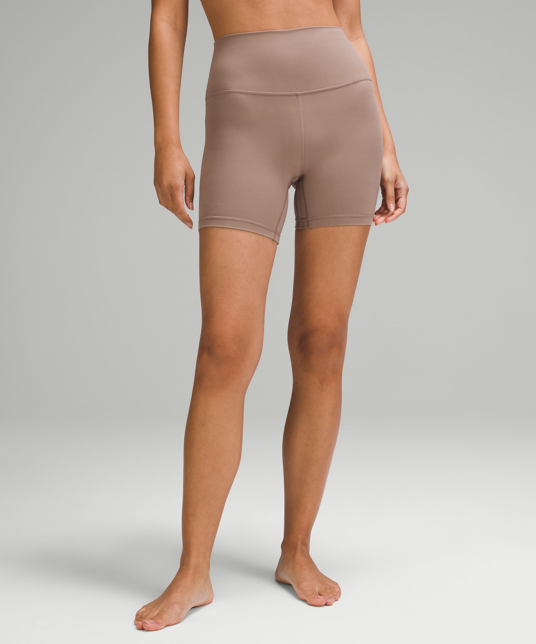 Lululemon Align™ High-rise Shorts 6" In Brown
