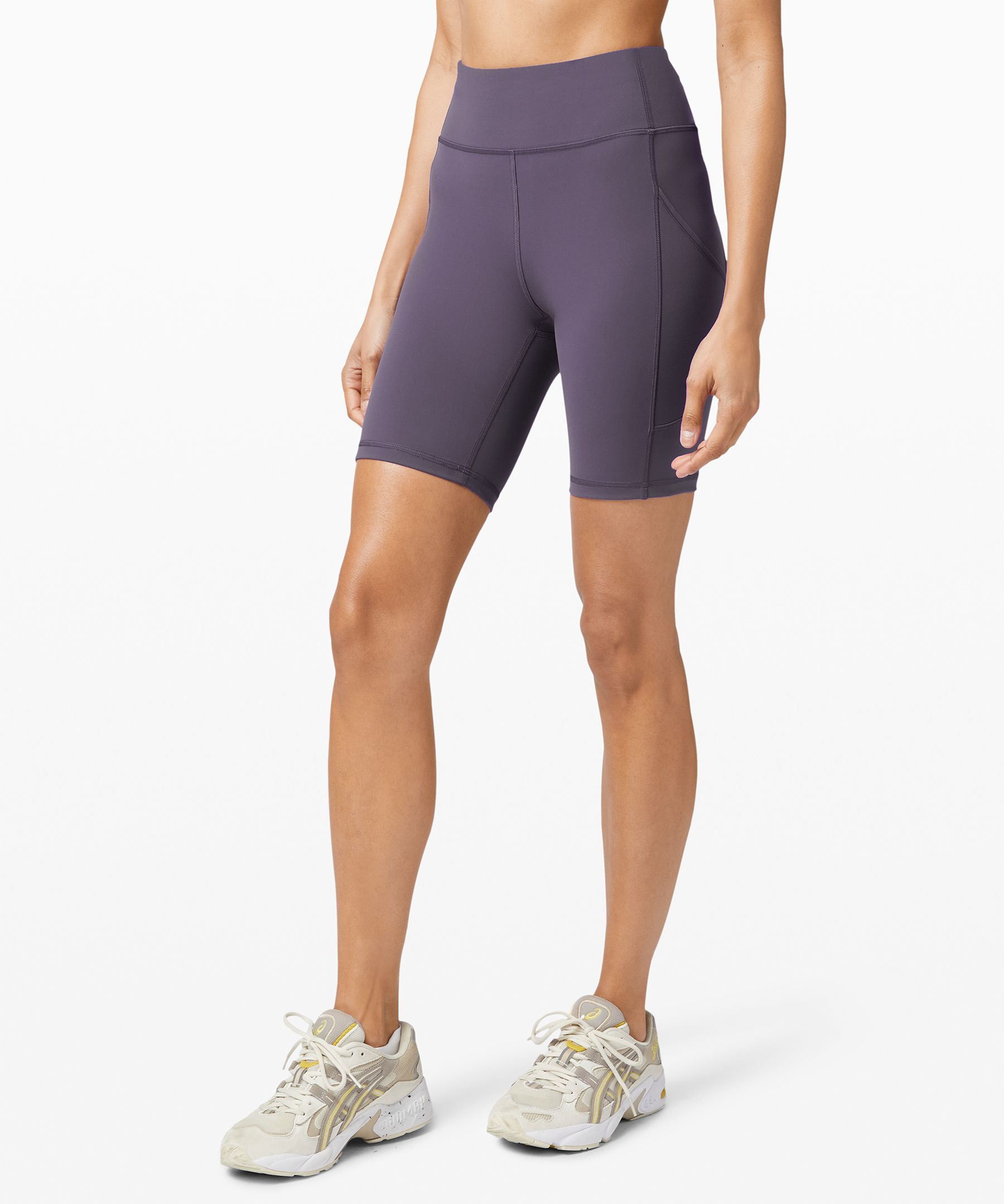 Lululemon Invigorate High Rise Short 8" In Purple