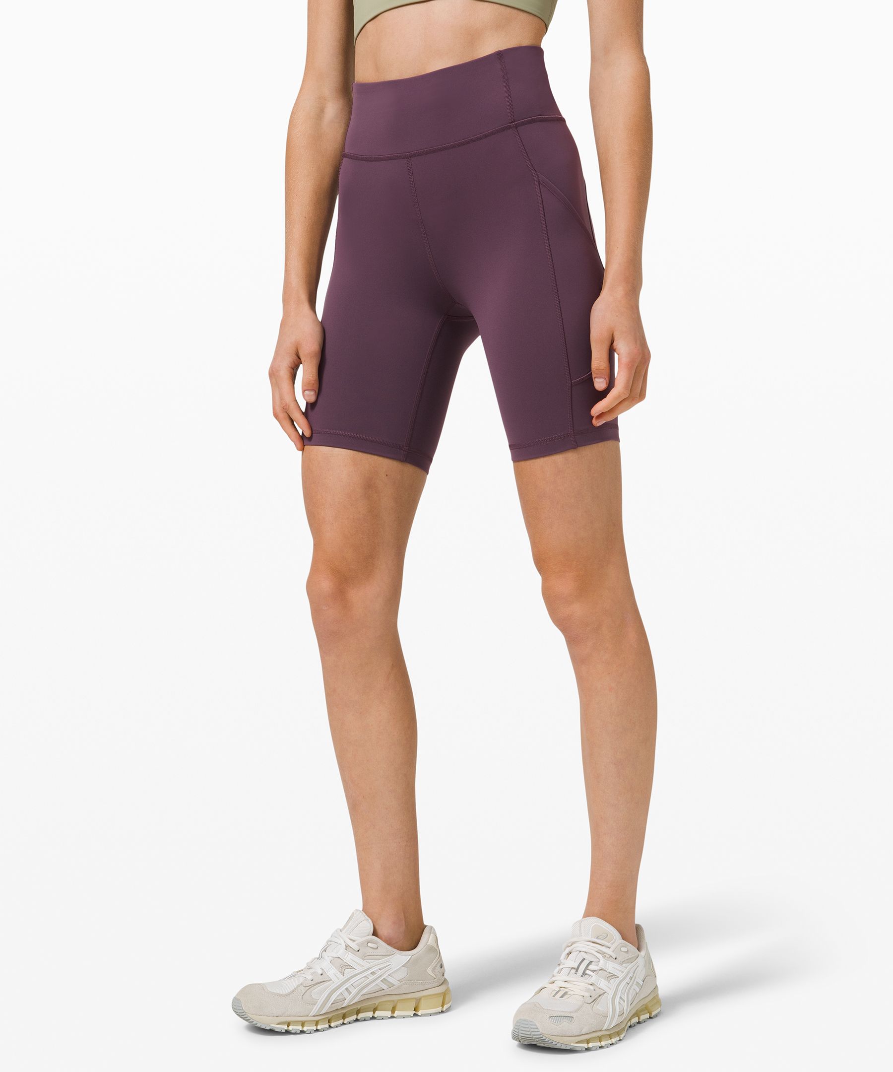 Lululemon Invigorate High Rise Short 8" *online Only In Purple