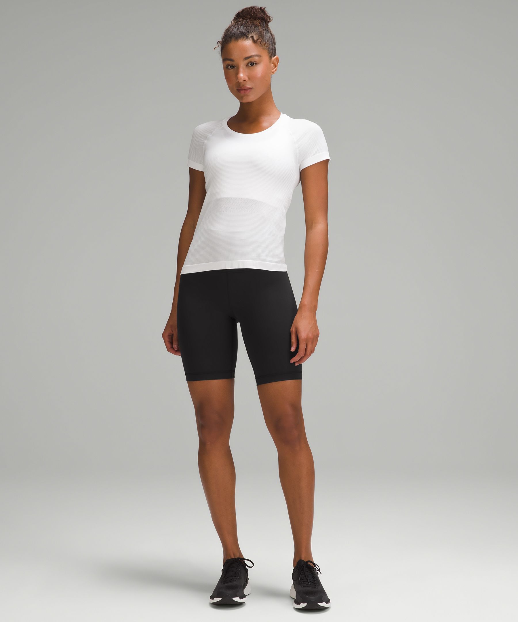 Stylish Lululemon Wunder Train High-Rise Bike Shorts