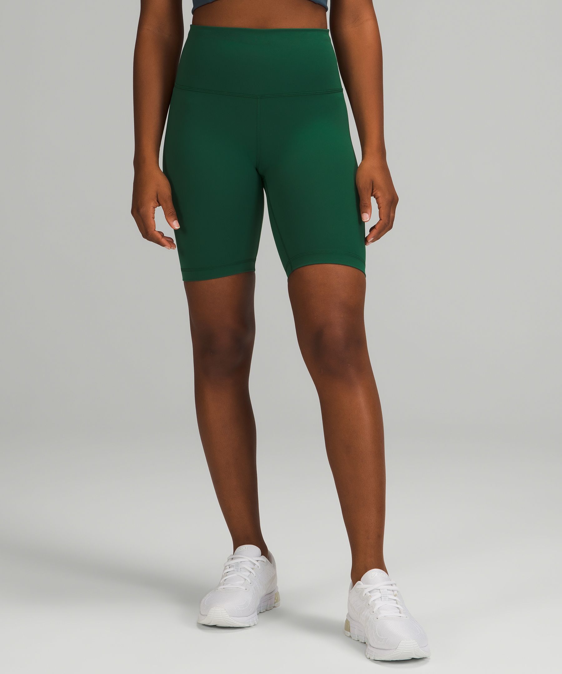 Lululemon Wunder Train High-rise Shorts 8" In Green