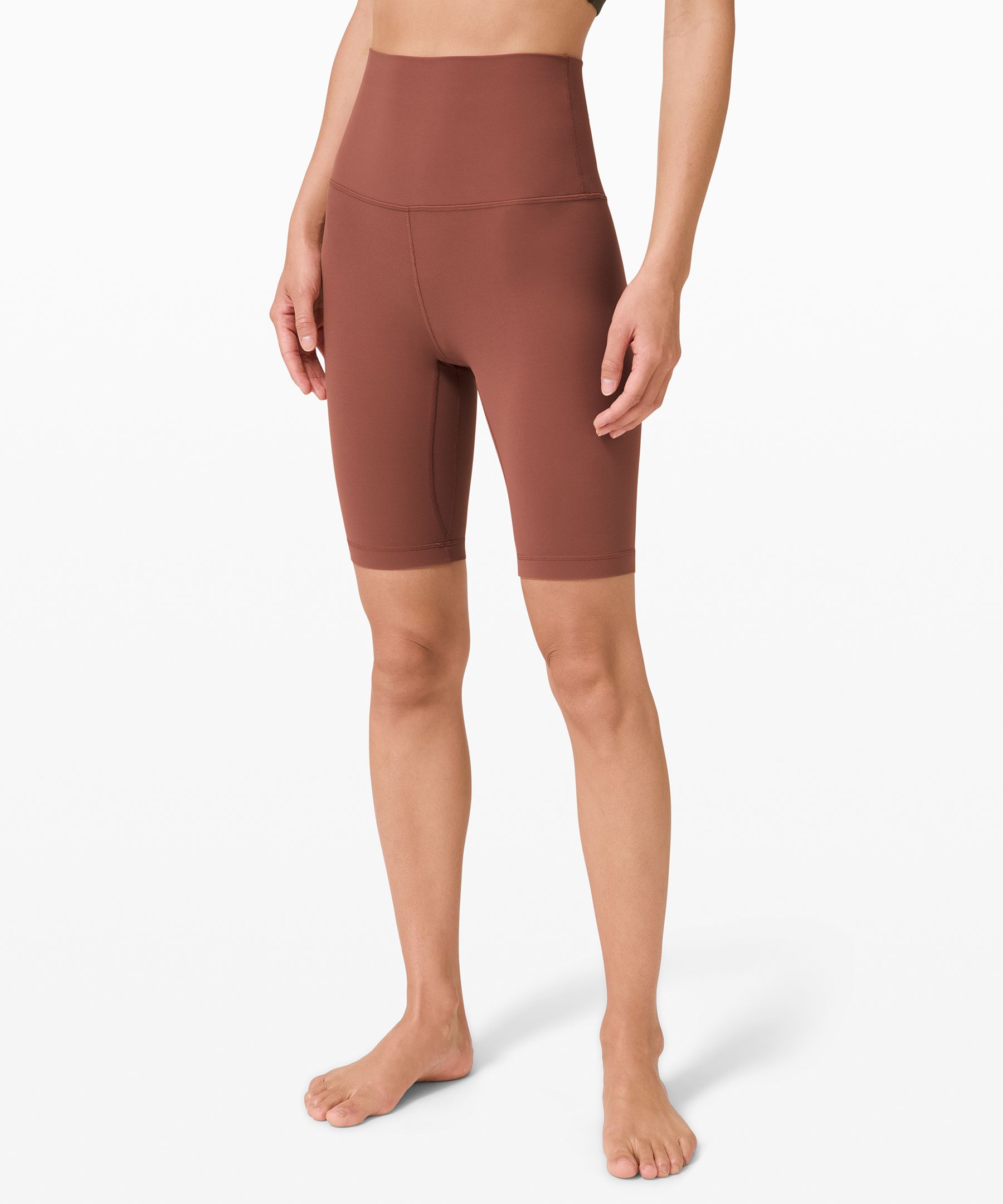 NWT Lululemon Align Super High Rise Short 10” Cacao Size : 8