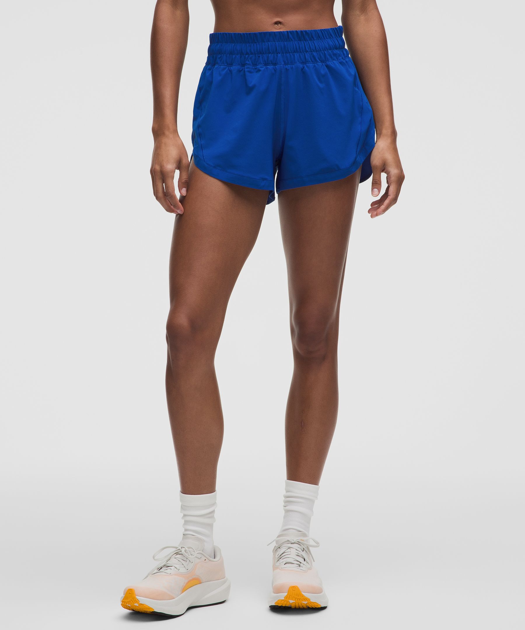 Shorts Track That de tiro alto con forro 3&rdquo;