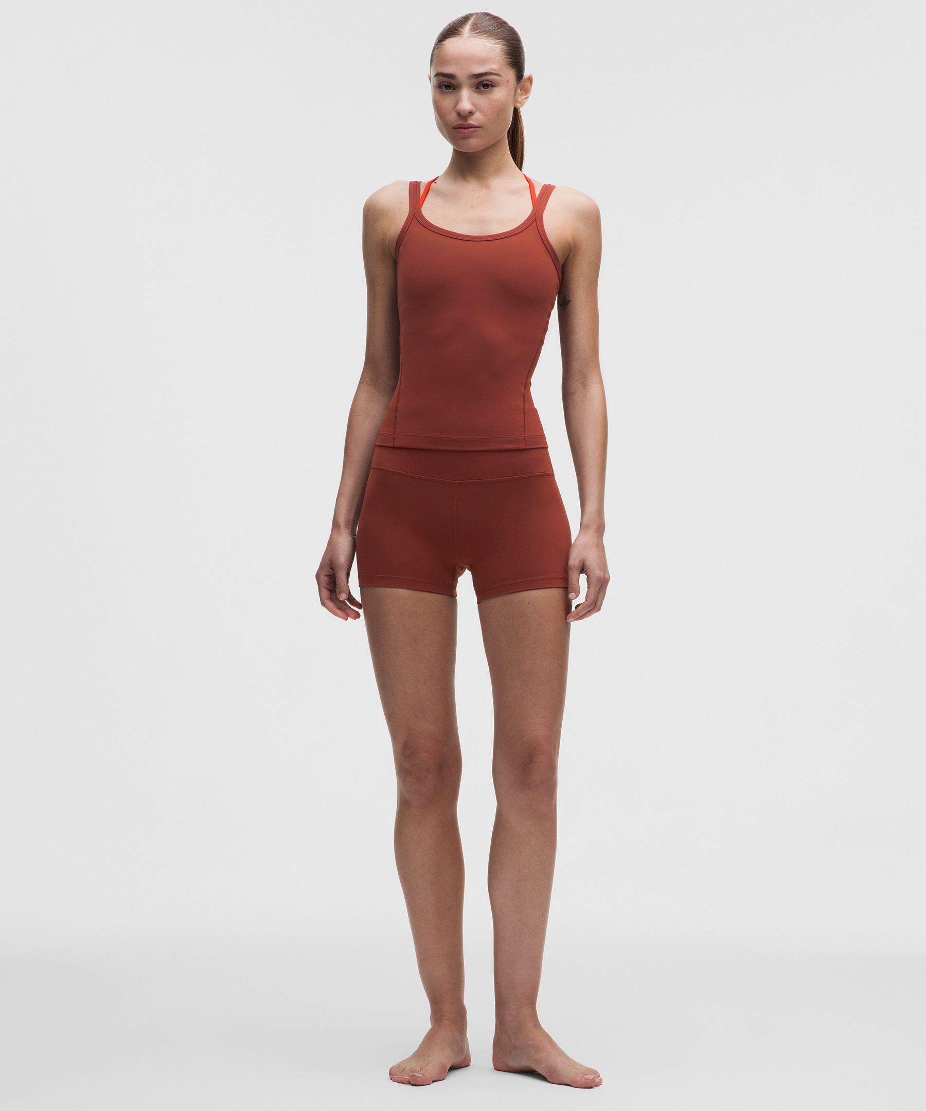 lululemon – Women’s Align High-Rise Shorts – 4″ – Color Red – Size 12