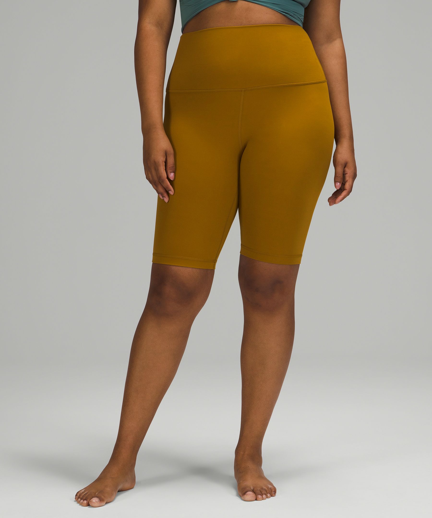 Lululemon Align™ Super-high-rise Shorts 10" In Gold Spice