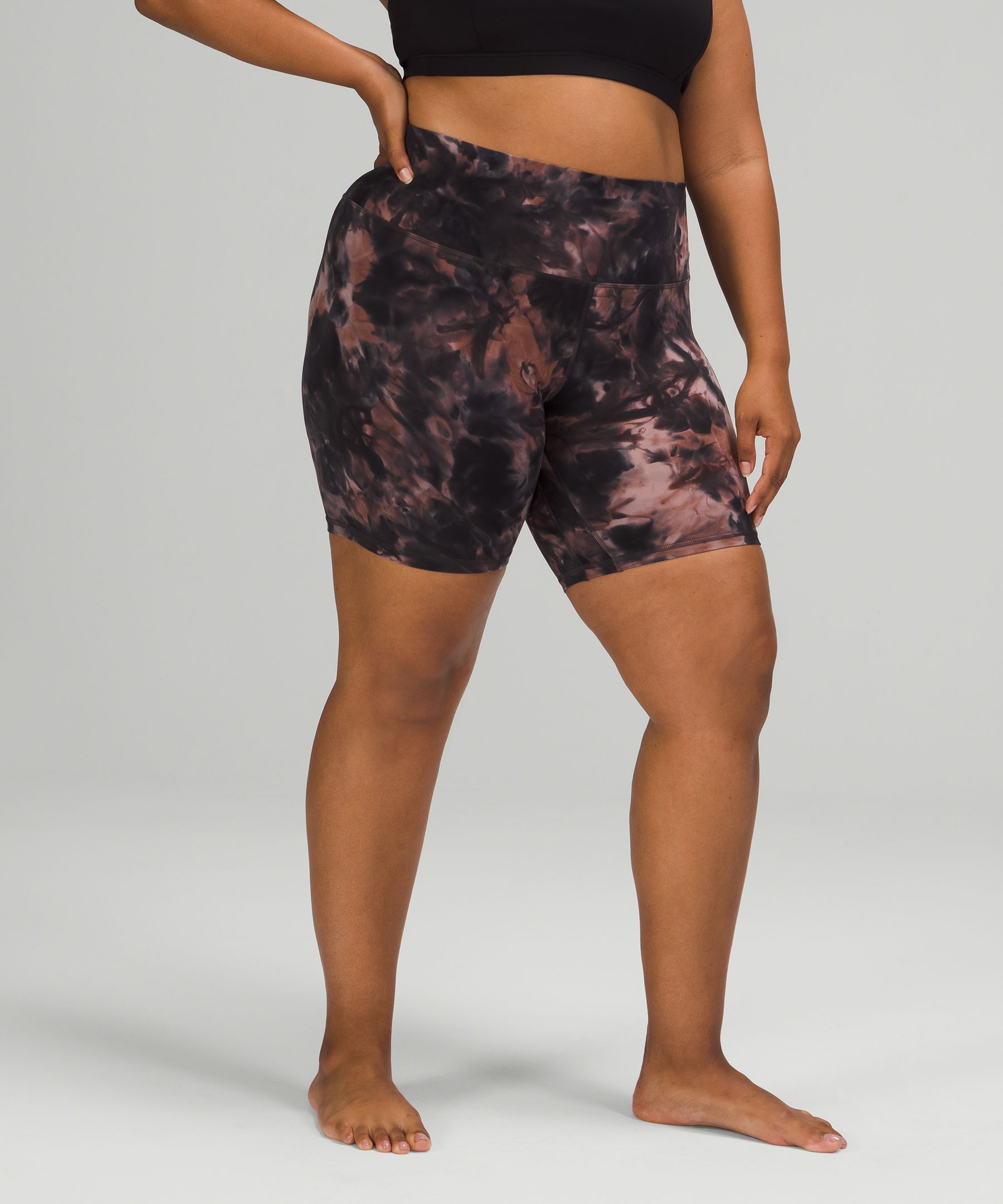 Lululemon Align™ High-rise Shorts 8 In Circulate Tie Dye Align Short 8  Mineral Blue