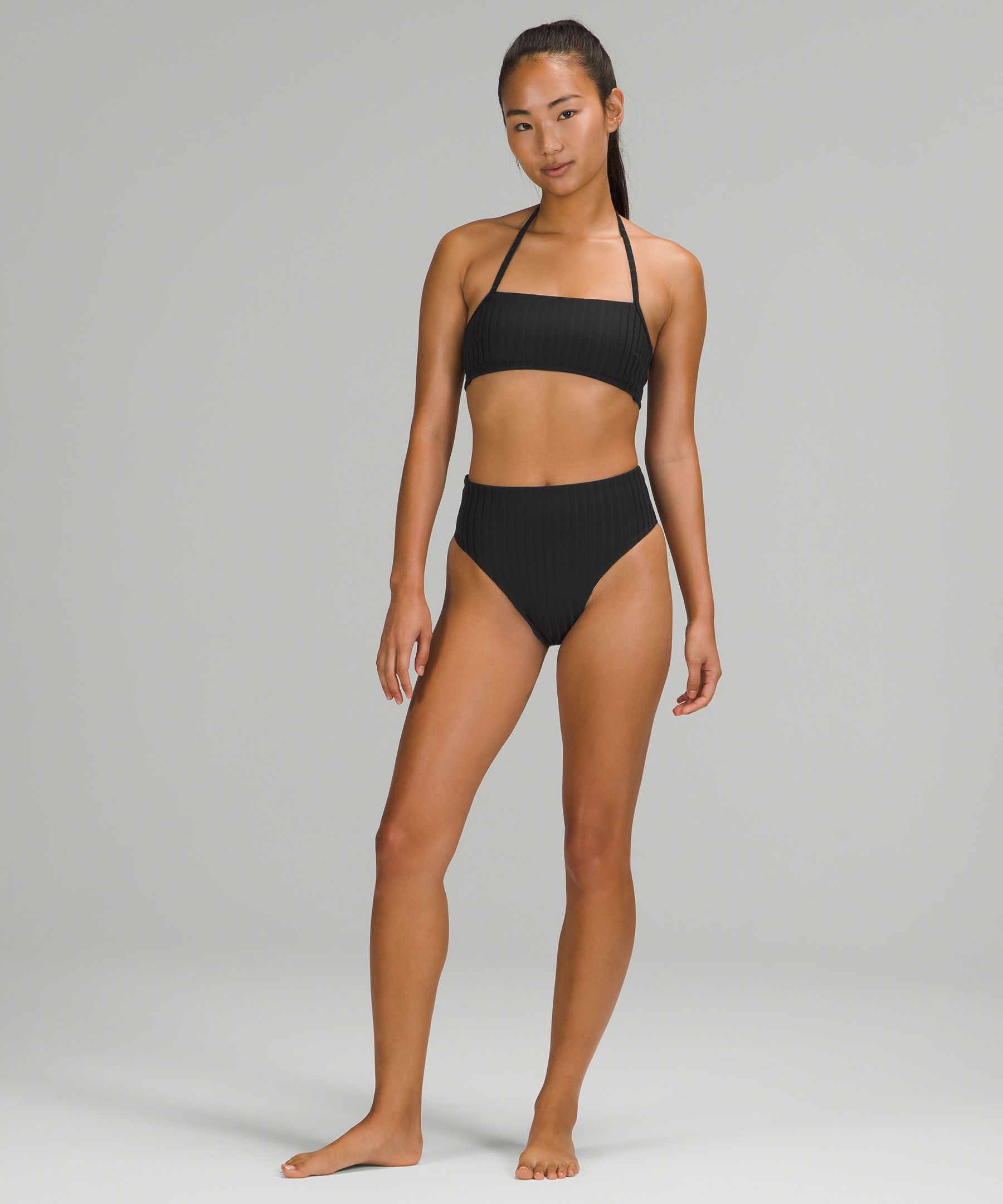 Lululemon athletica Ribbed High-Rise Skimpy-Fit Swim Bottom, Women's  Swimsuits