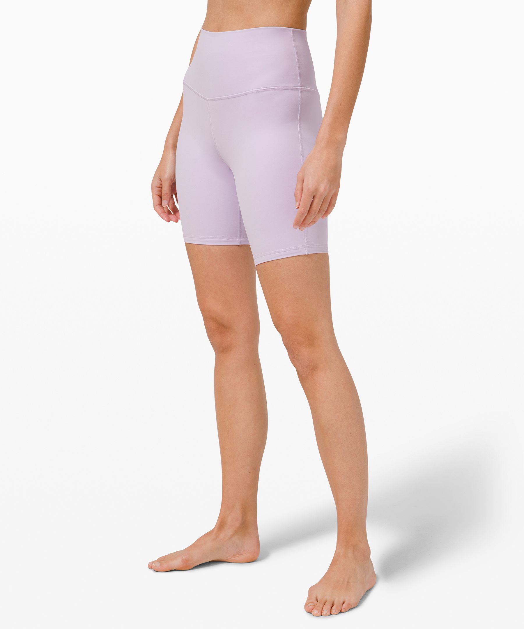 Lululemon Align™ High-rise Shorts 8" In Lavender Dew