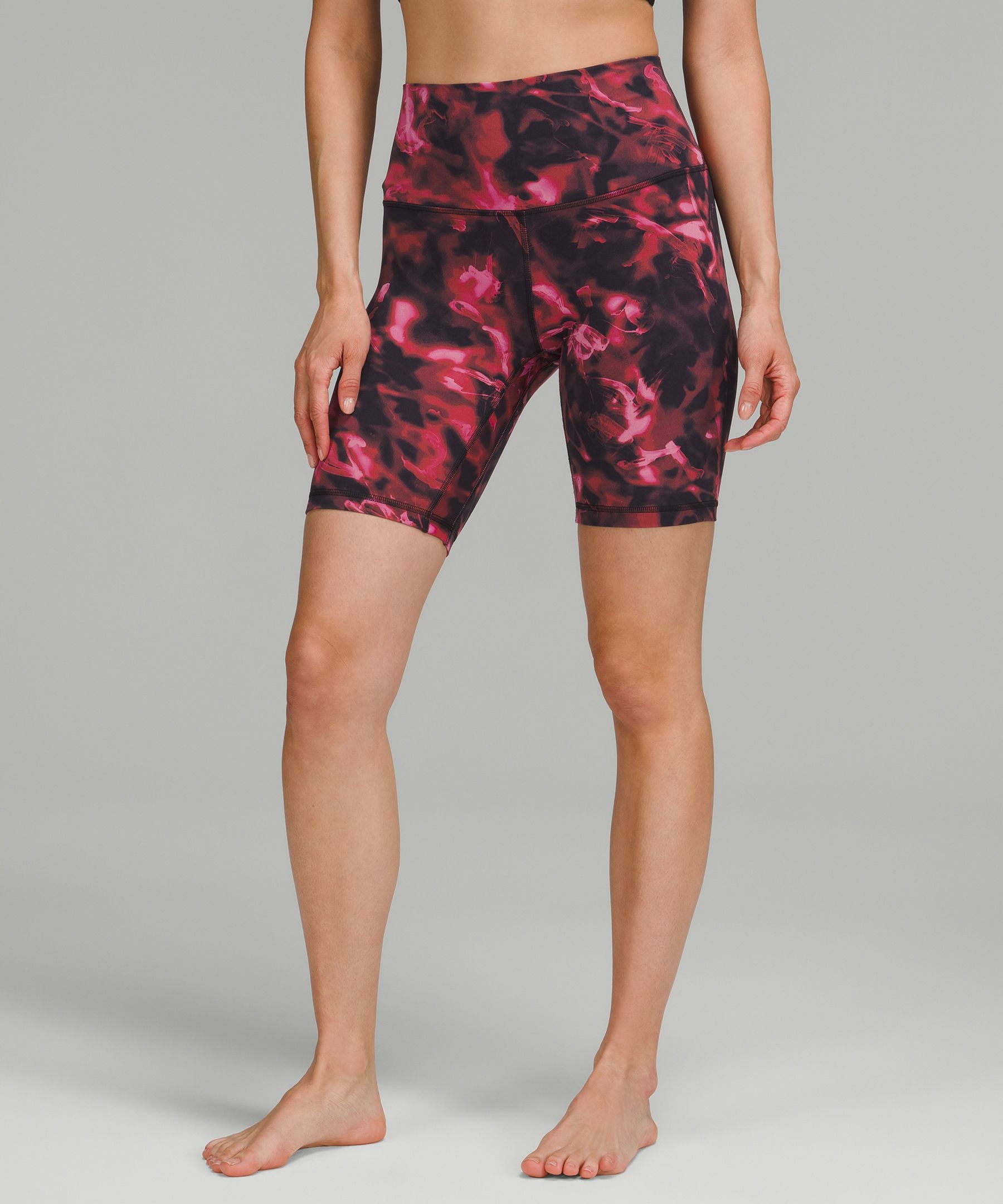 Lululemon Align™ High-rise Shorts 8 In Wee Are From Space Nimbus Battleship