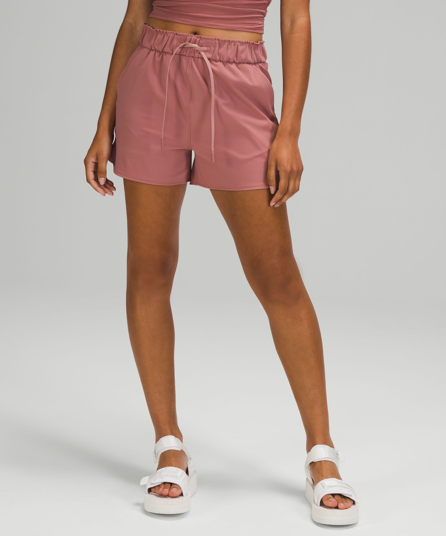 Lululemon high rise on sale shorts