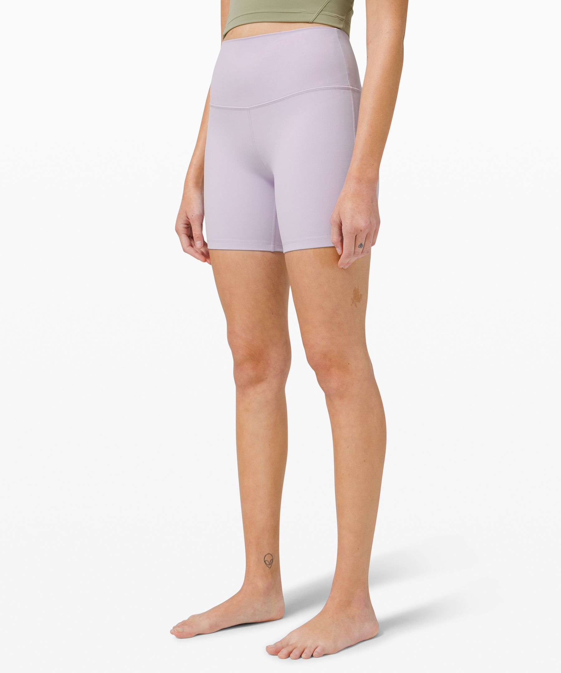 Lululemon Align™ High-rise Shorts 6" In Lavender Dew