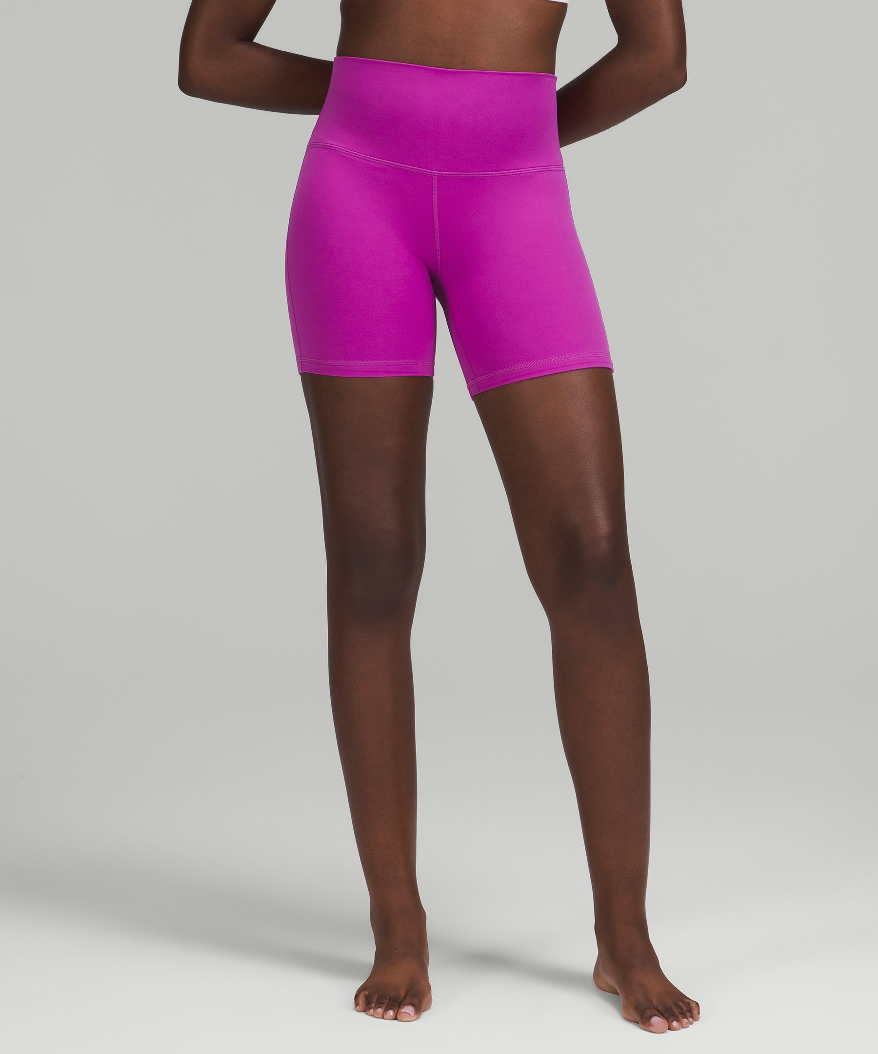 Lululemon Align™ High-rise Shorts 6" In Vivid Plum