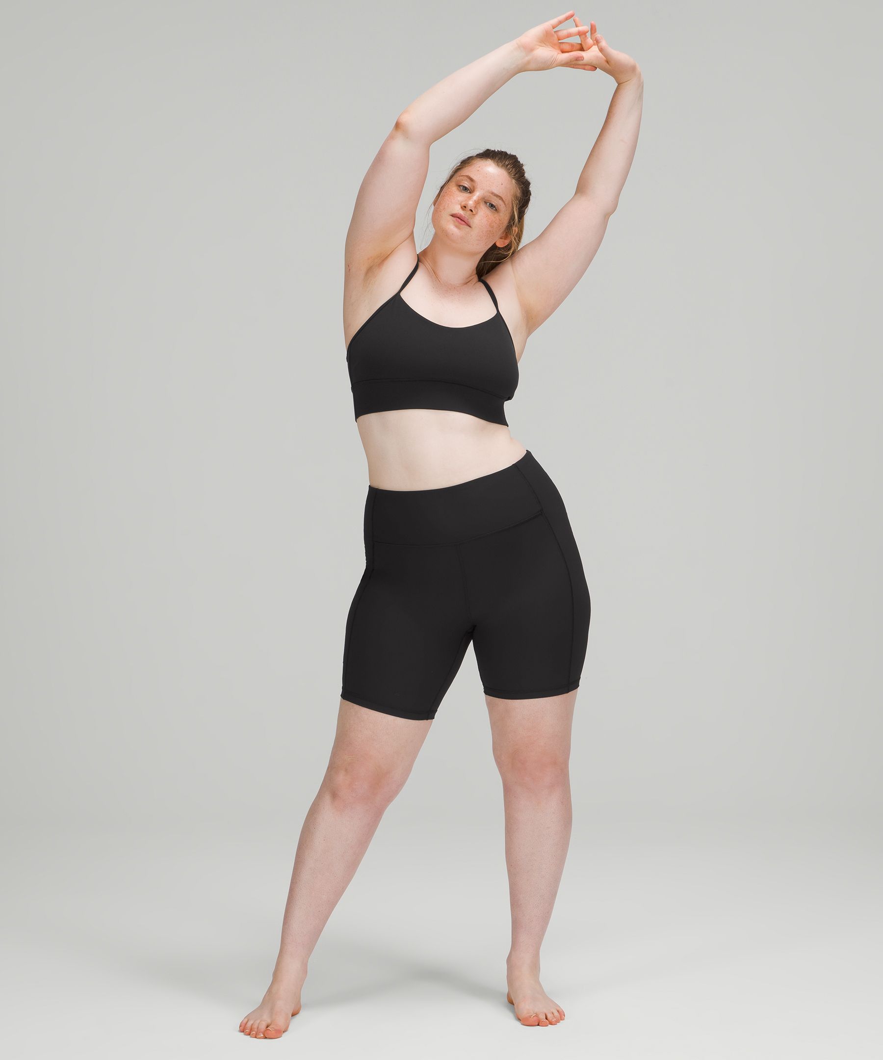 Lululemon Ribbed Contoured-Waist Crew and Keep Moving High Rise