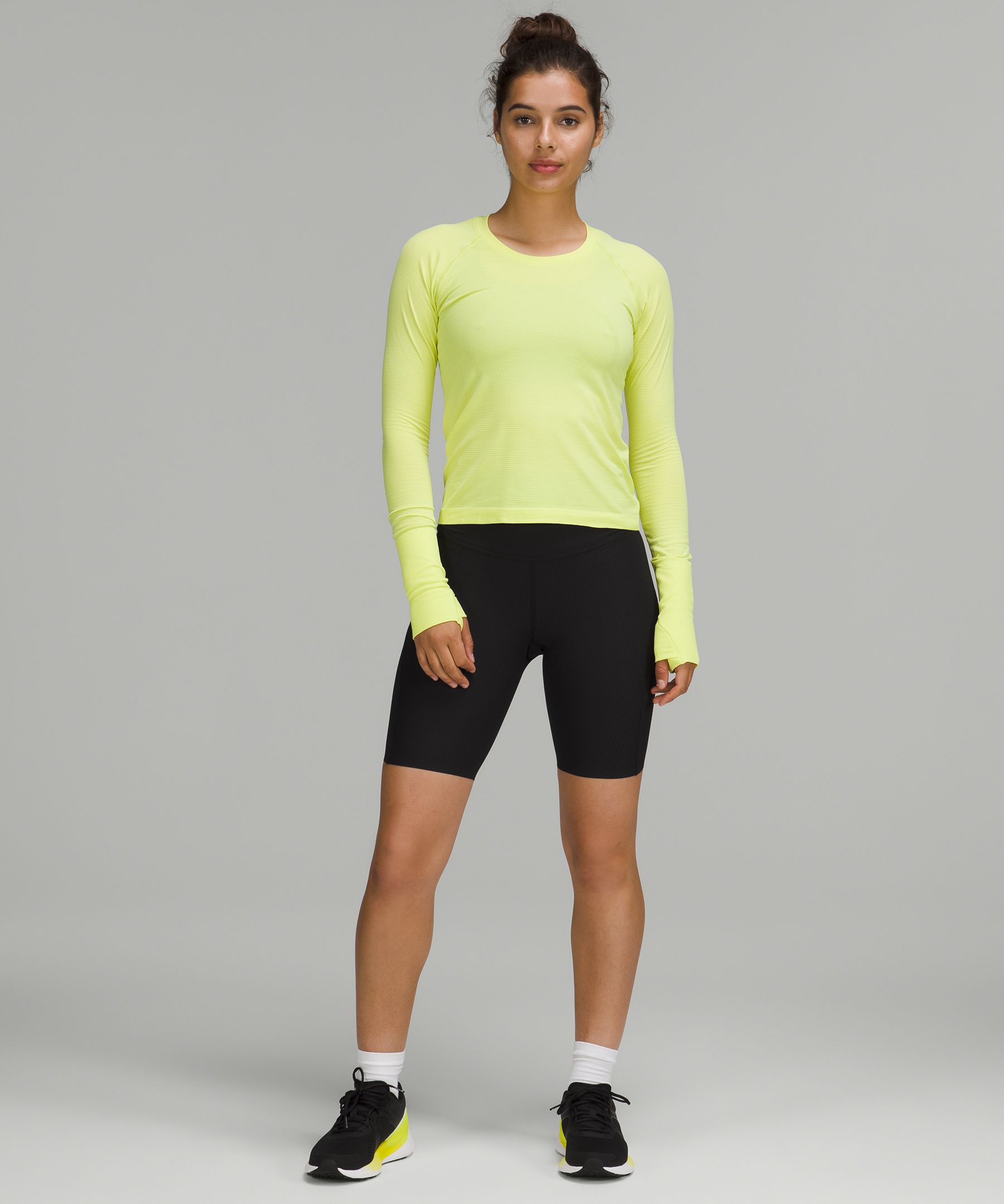 Base Pace High-Rise Short 8 *Ribbed Nulux