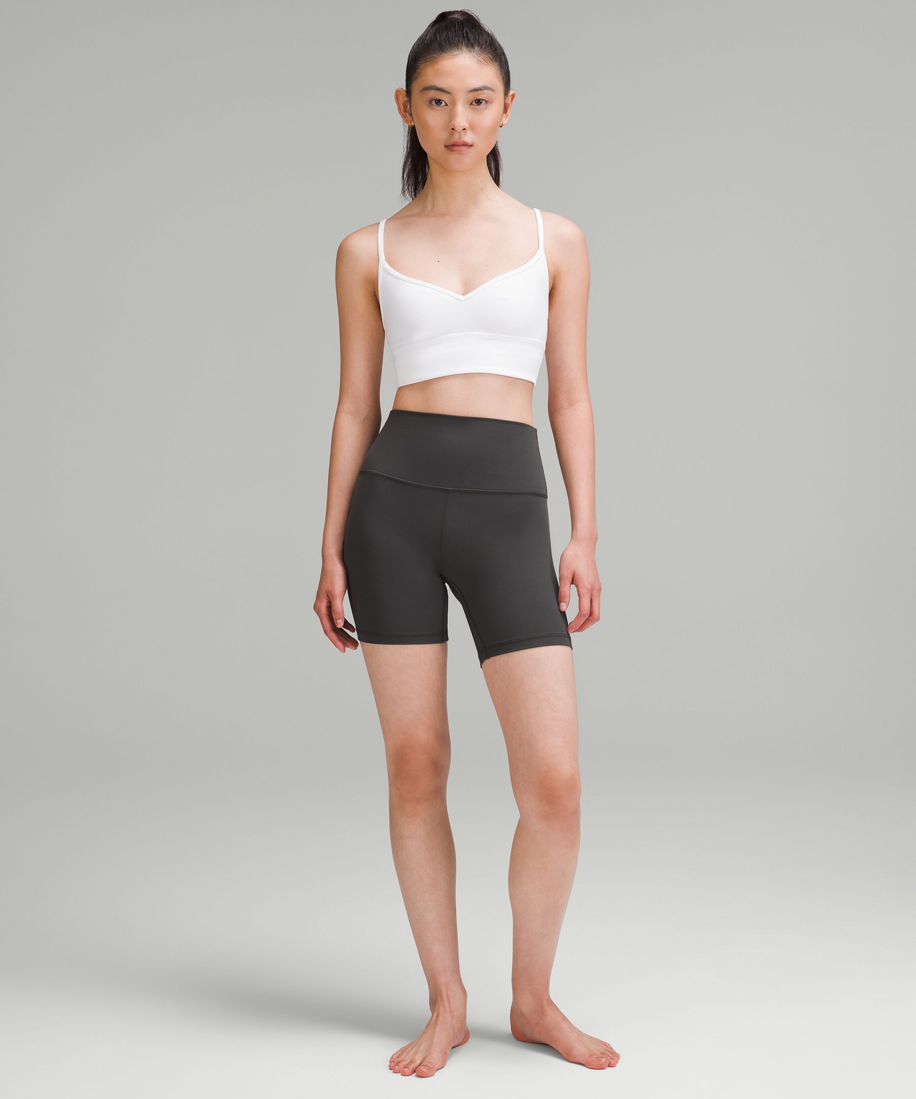 OOTD: Grey Sage AYCT (6), Black Align shorts 6” (8), Clear EBB : r/lululemon