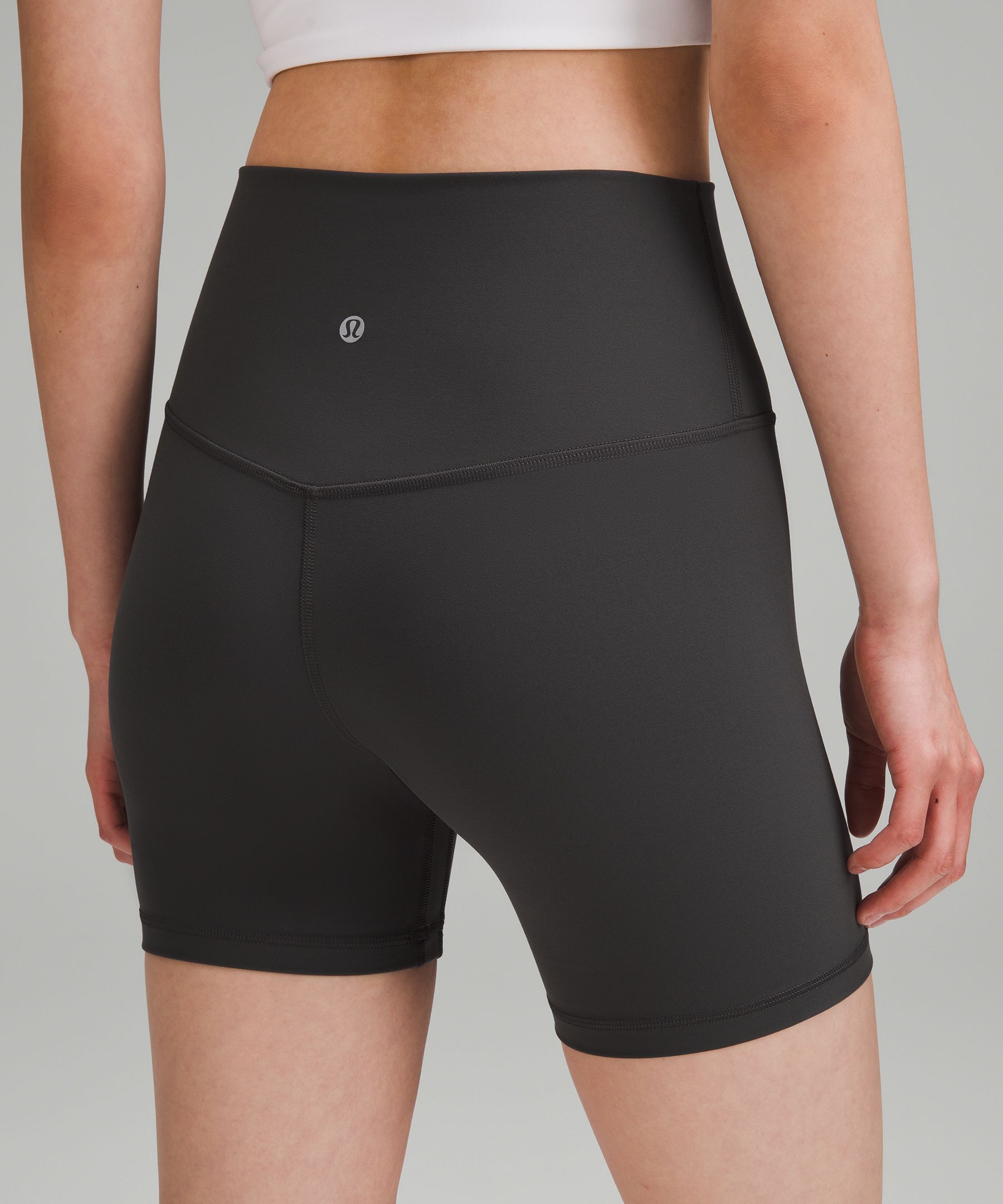 Lululemon Align High-Rise Short 6 - Diamond Dye Seashell Smoky Topaz  Graphite Grey - lulu fanatics