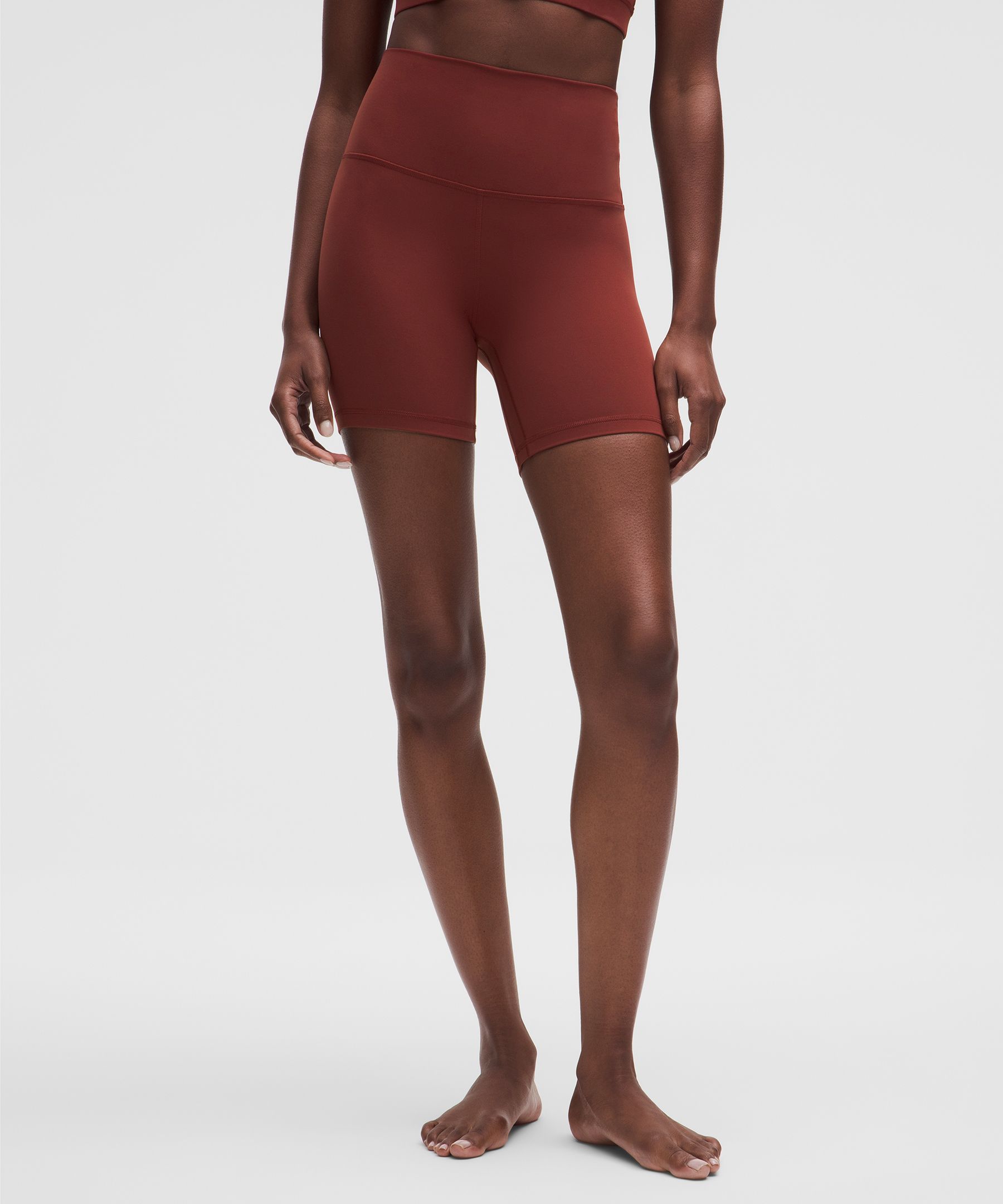 Lululemon Align™ High-rise Short 6" In Brown