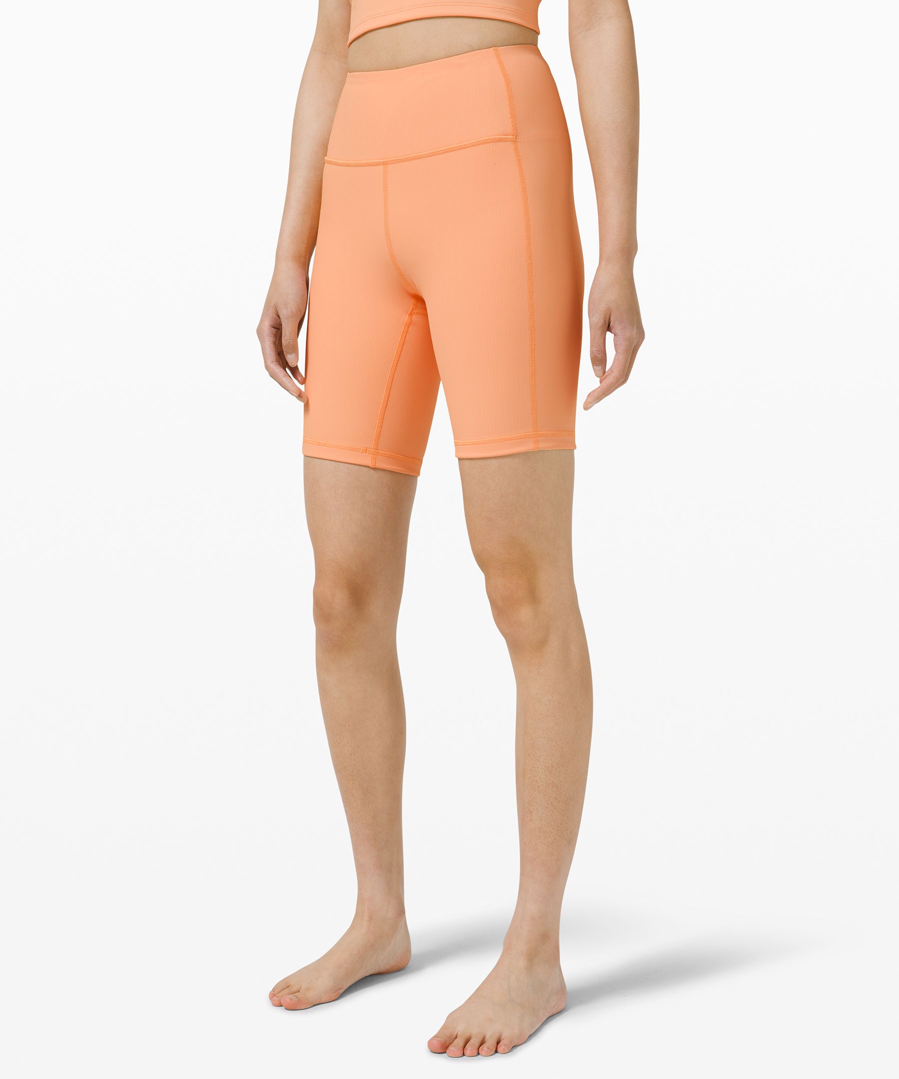 Lululemon Ribbed Contoured High-Rise Short 8 - 130900076